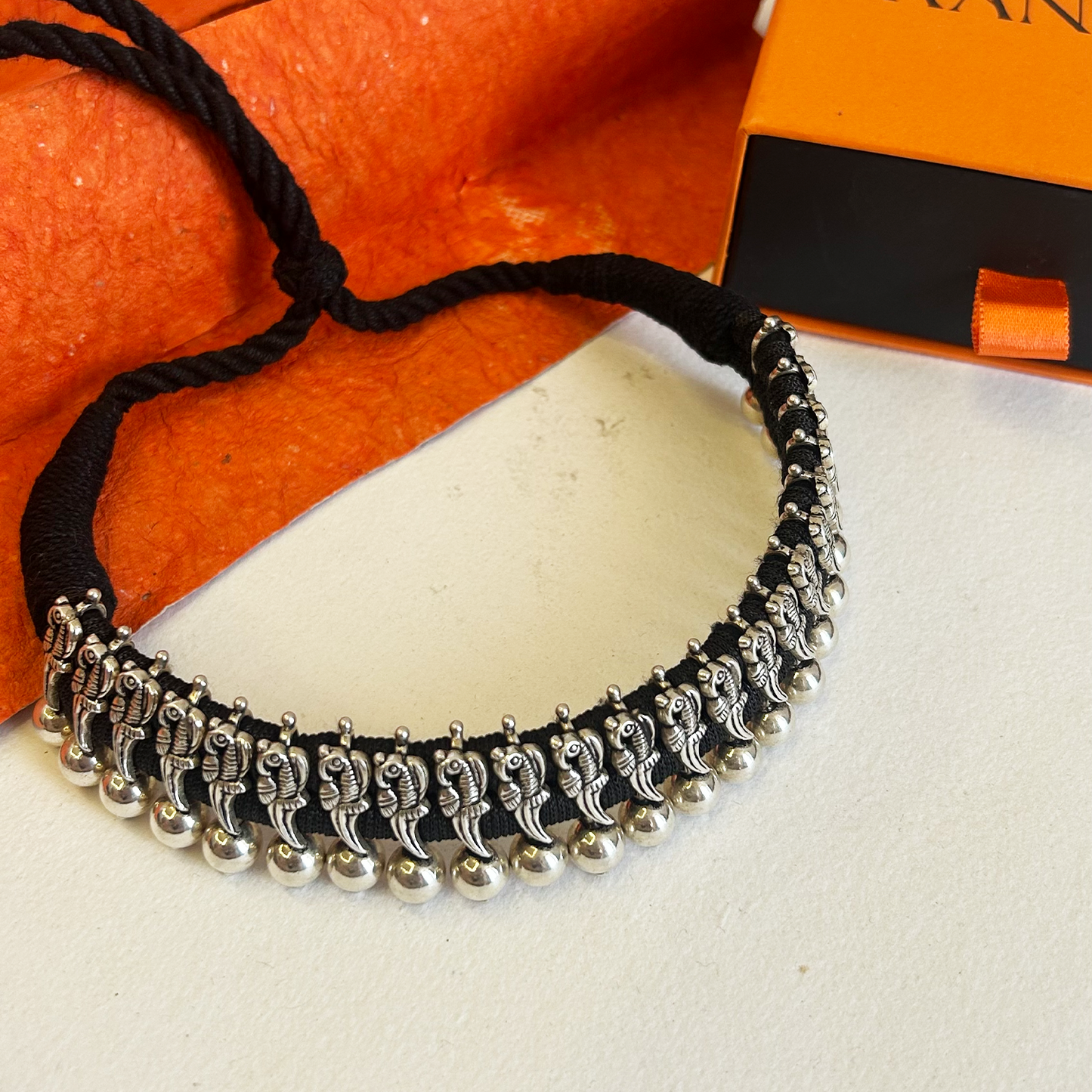 Boho Tribal Dori Choker with Drops