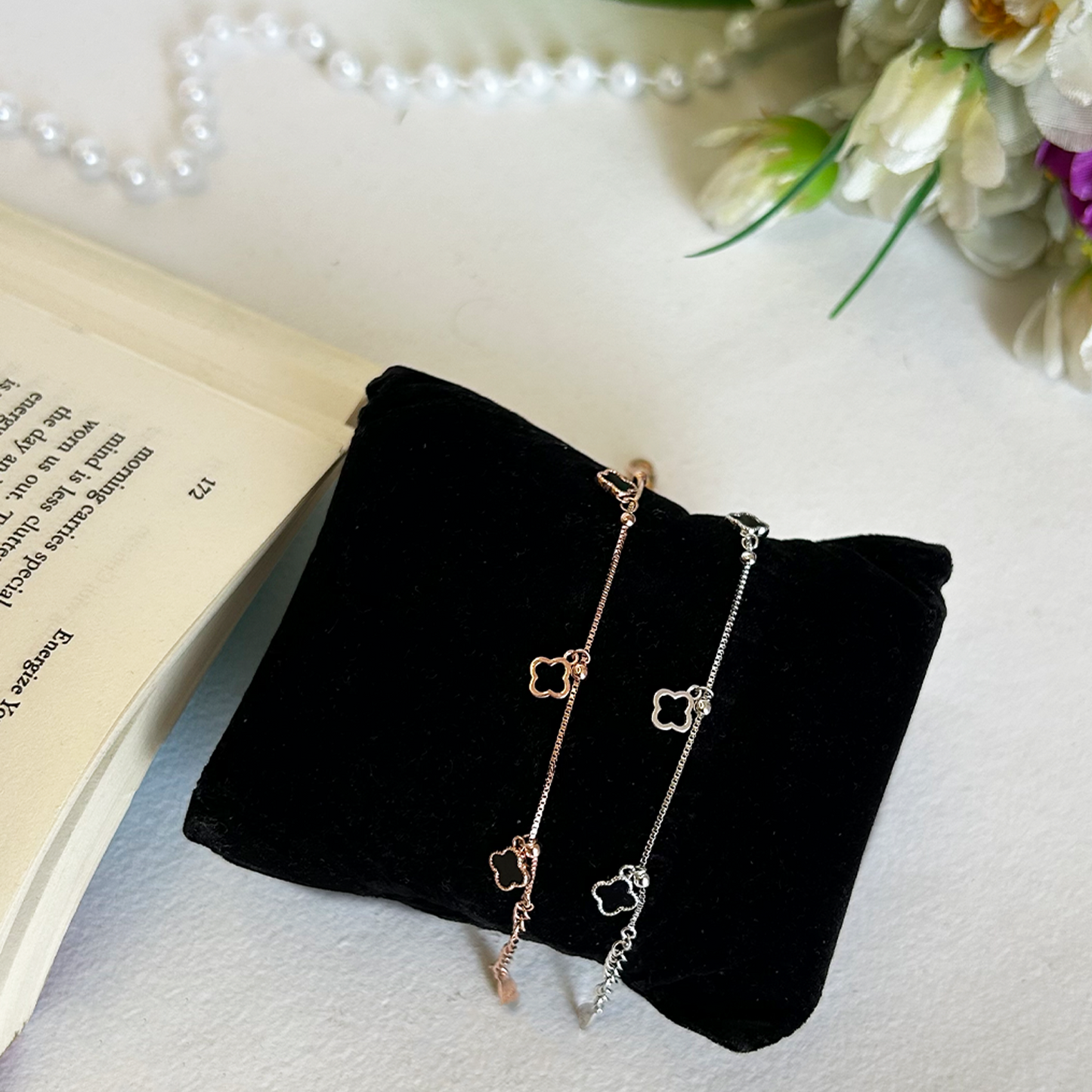 Four-Leaf Clover Delicate Chain