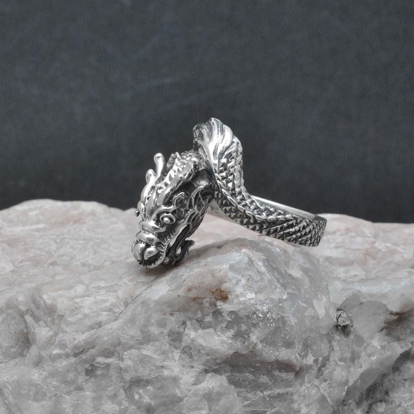 Sterling Silver Dragon Ring Size 9 Dragon Lovers! Kanish