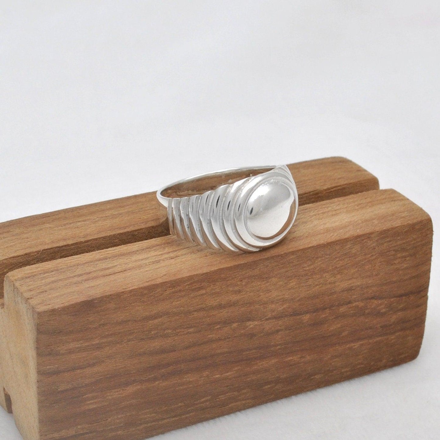 Sterling Silver Signet Men's Ring Size 10.5 Kanish