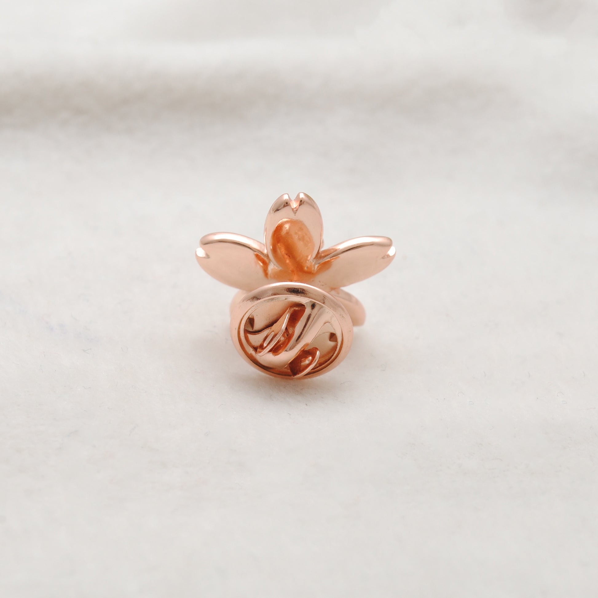 925 Sterling Silver Enamel Flower Brooch with  Pearl – Button Style Jewelry