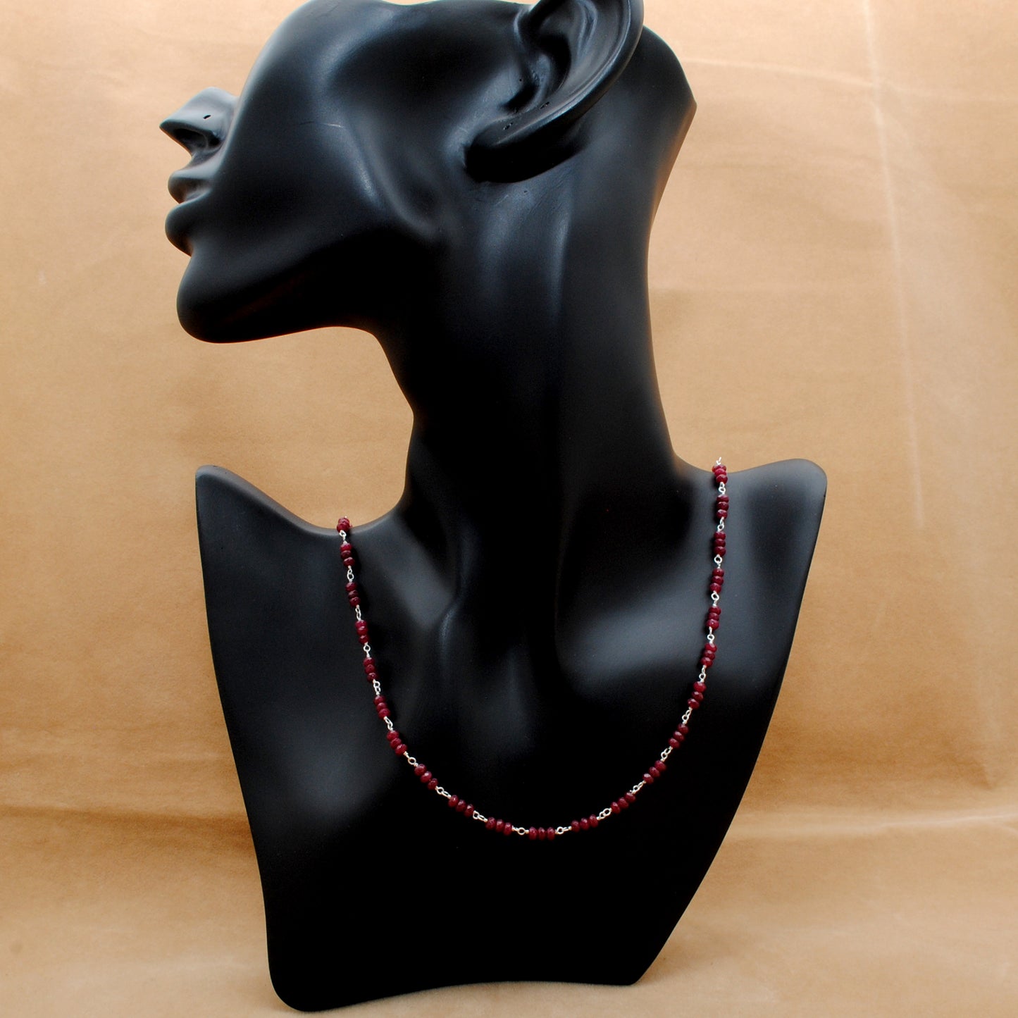 925 Sterling Silver Faceted Quartz & Multi Chalcedony Necklace | Custom Jewelry