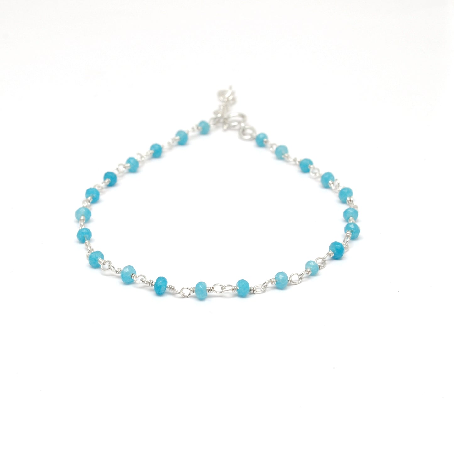 925 Sterling Silver Multi-Quartz & Gemstone Beaded Bracelet