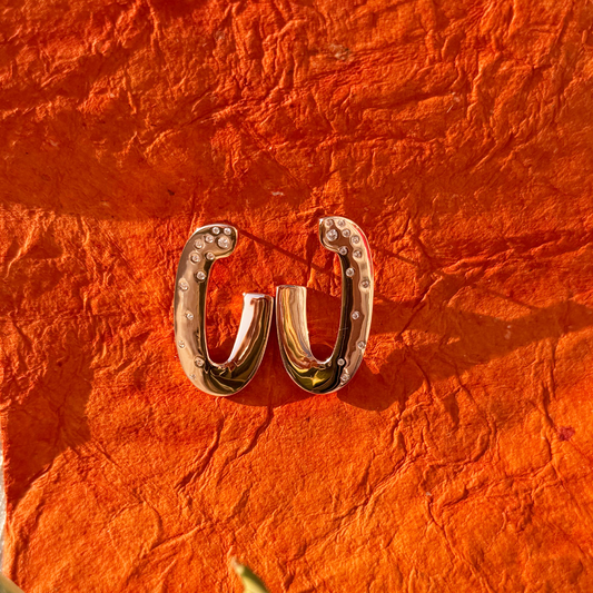 Silver Stud Earrings Lightweight Classic Jewelry