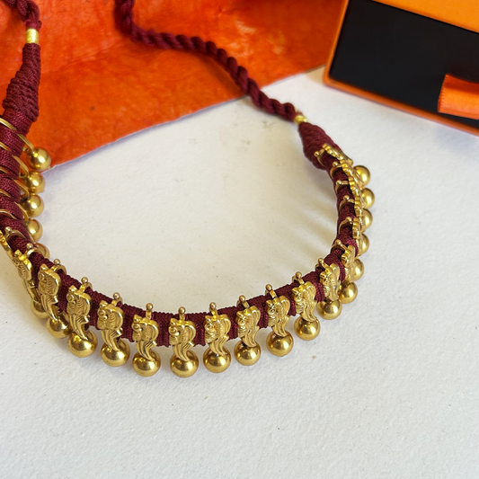 Boho Tribal Dori Choker with Drops