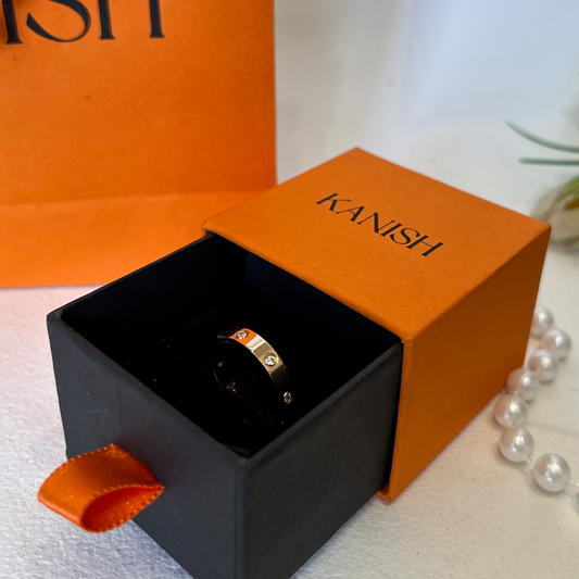Classic Round Cz Spaced Accent Band Ring