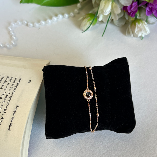 Minimalist Cz Pave Circle Layered Delicate Chain