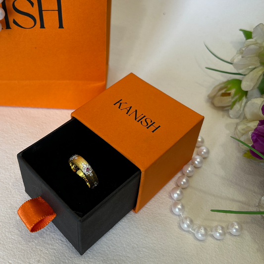 Vintage Frost Multi-Stone Band