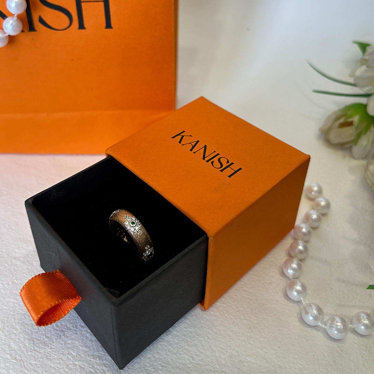 Vintage Frost Multi-Stone Band