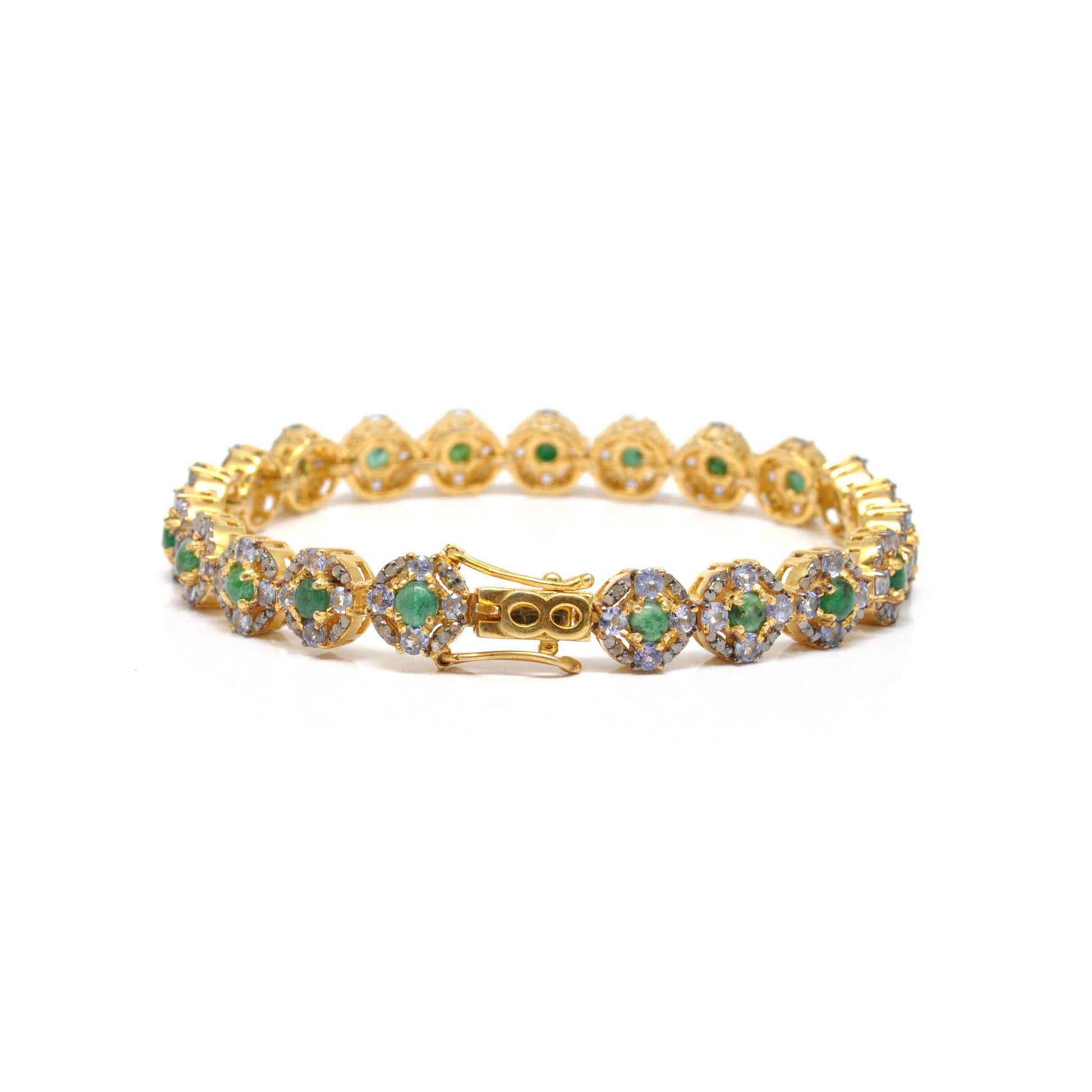 Victorian Emerald Diamond Bracelet Jewelry Kanish