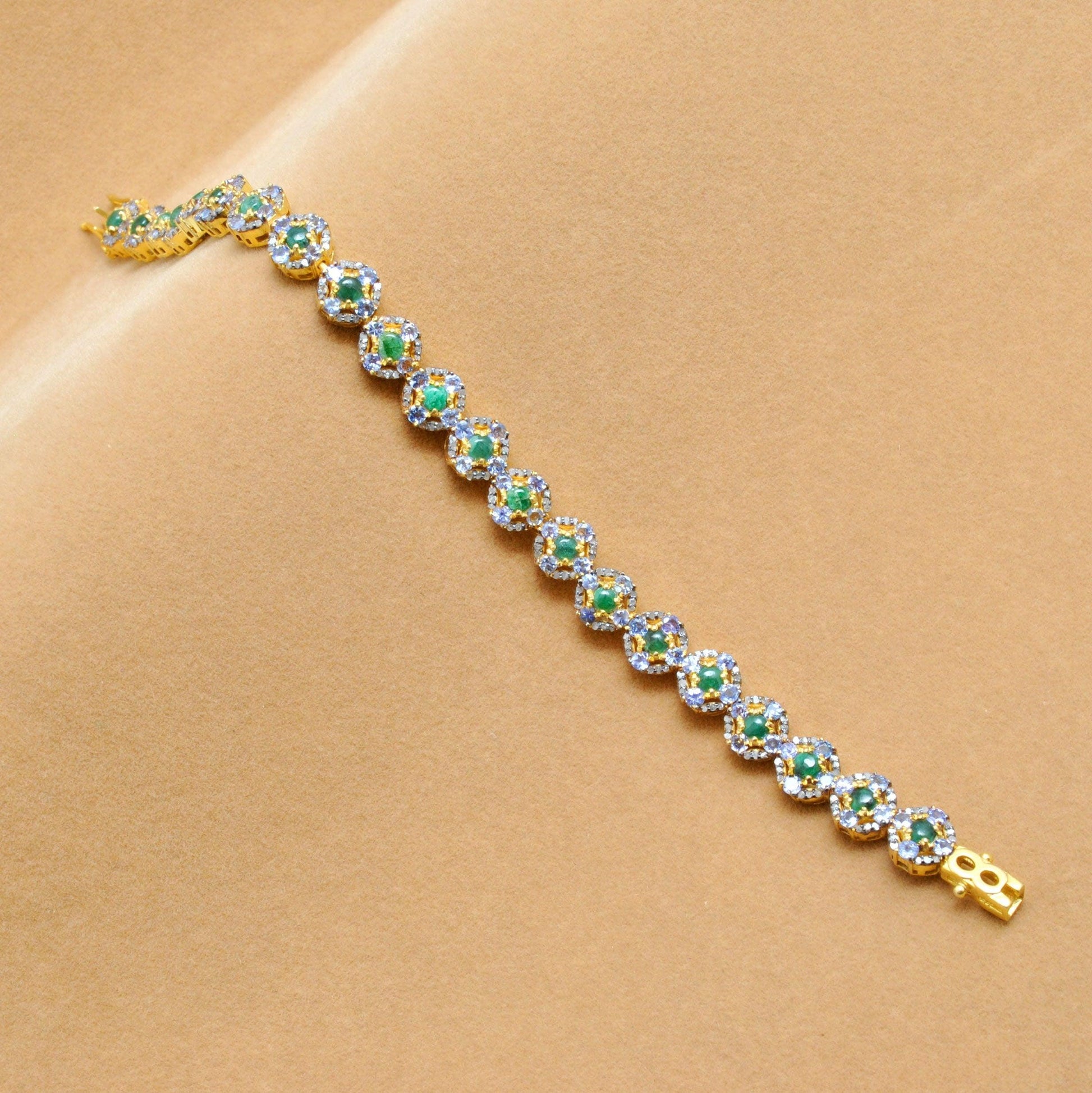 Victorian Emerald Diamond Bracelet Jewelry Kanish
