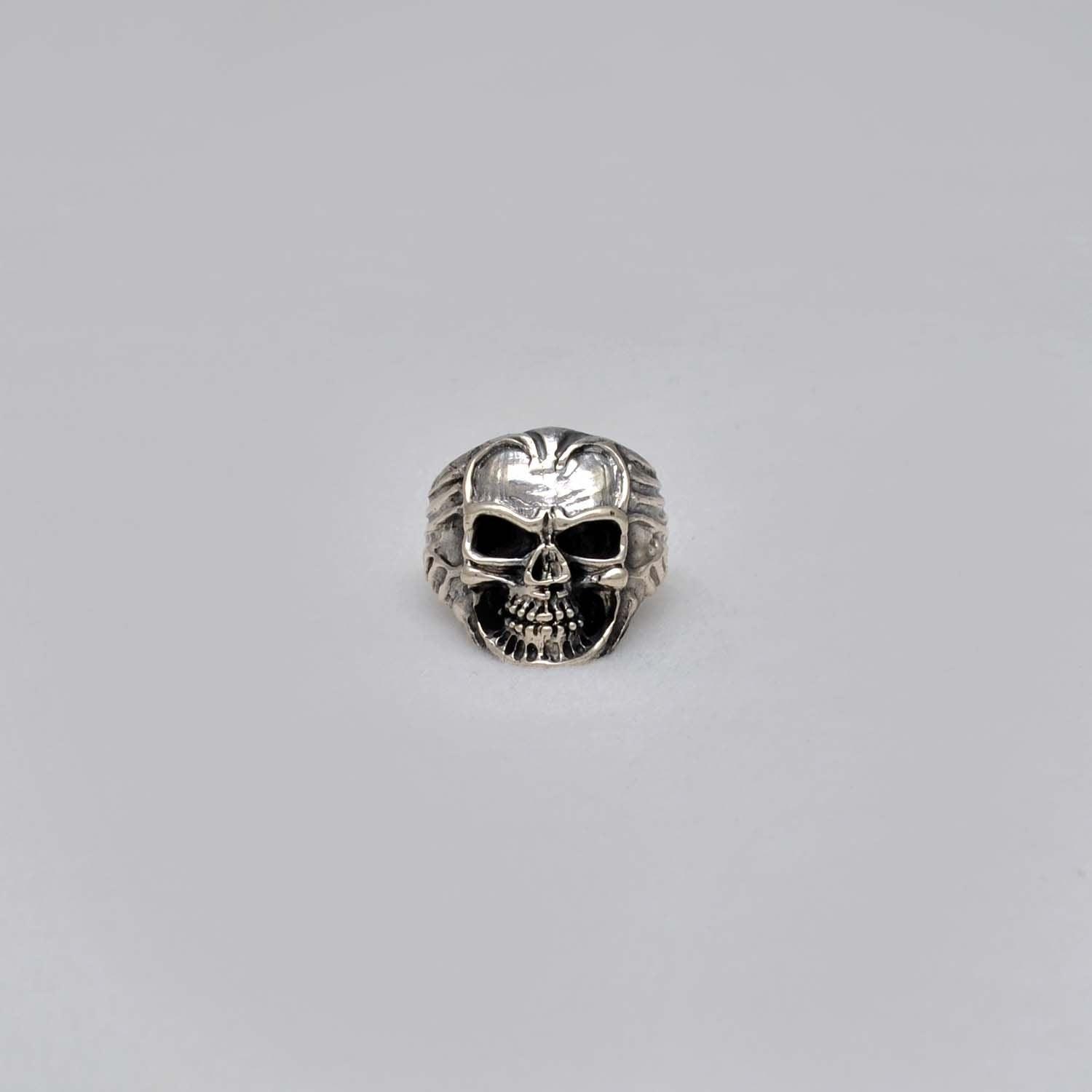 Silver Skull Ring Size 9 Kanish