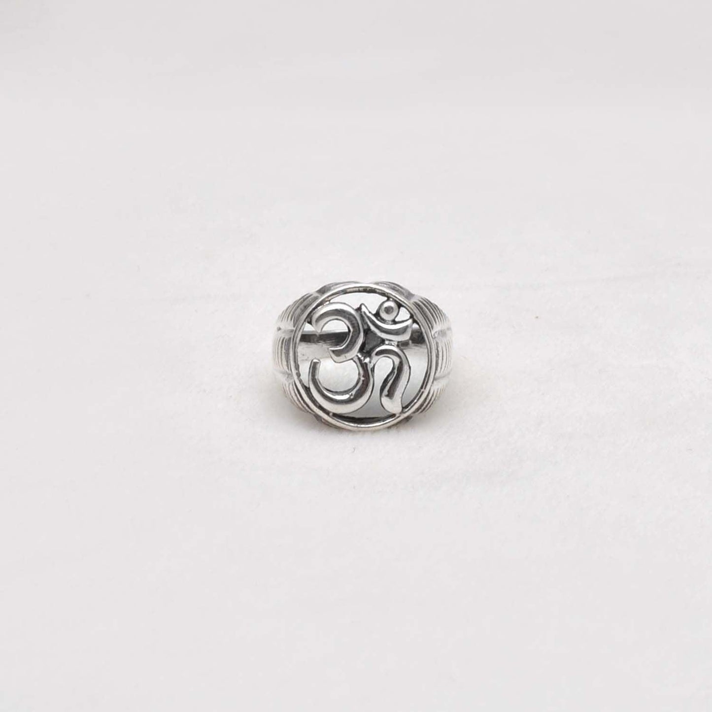 Silver Om Ring Size 10 Spiritual Jewelry Kanish