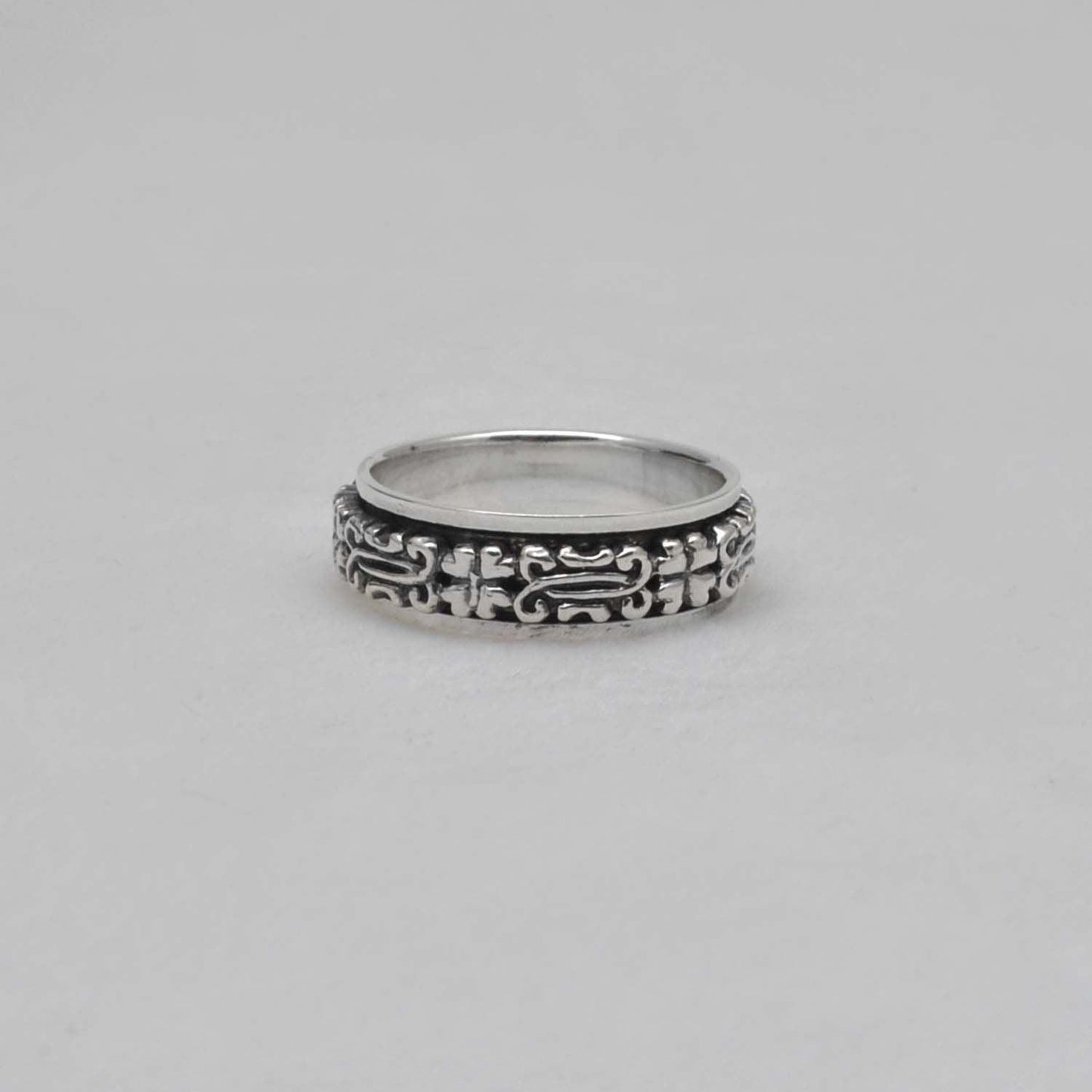 Spinner ring Sterling Silver Size 14 Kanish