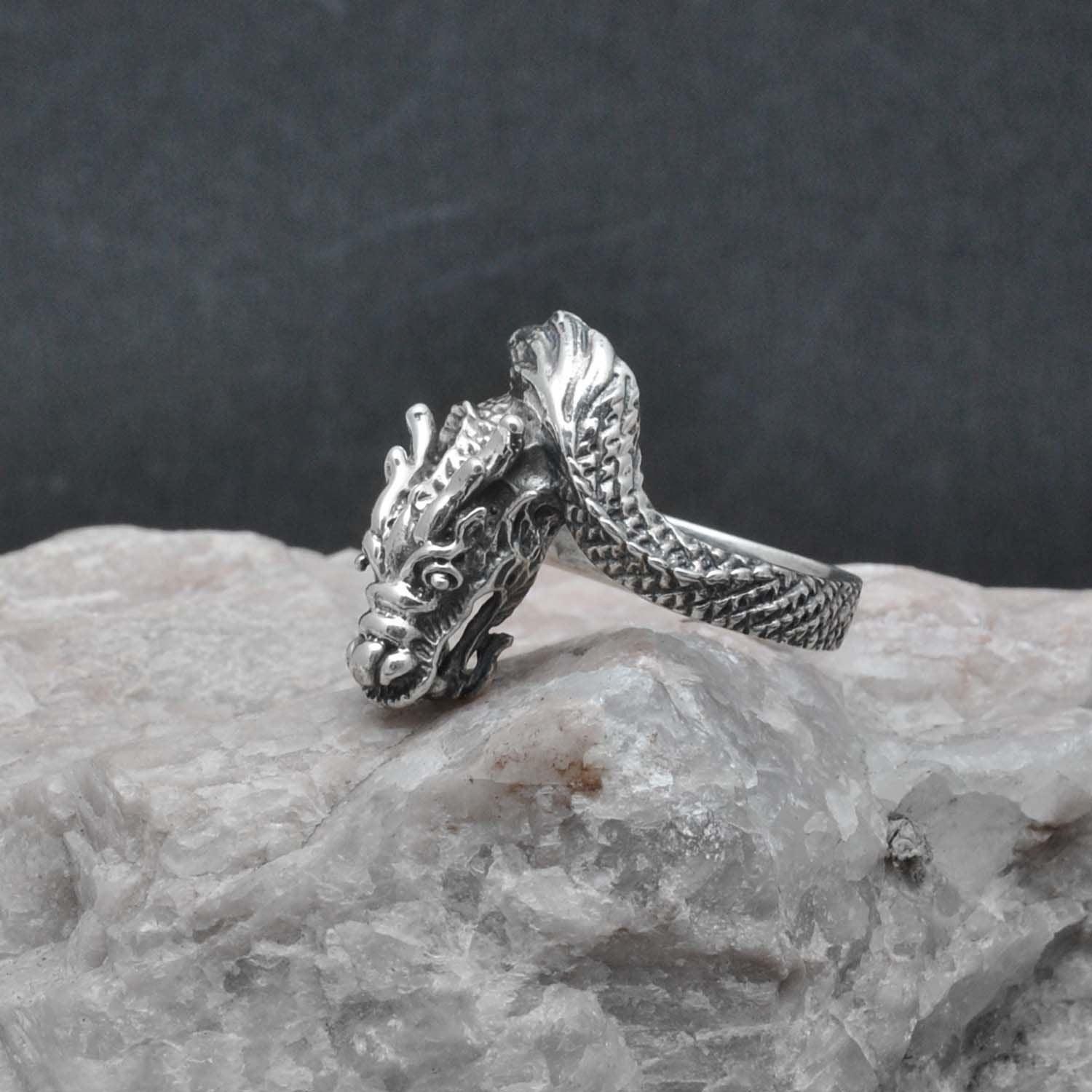 Sterling Silver Dragon Ring Size 9 Dragon Lovers! Kanish
