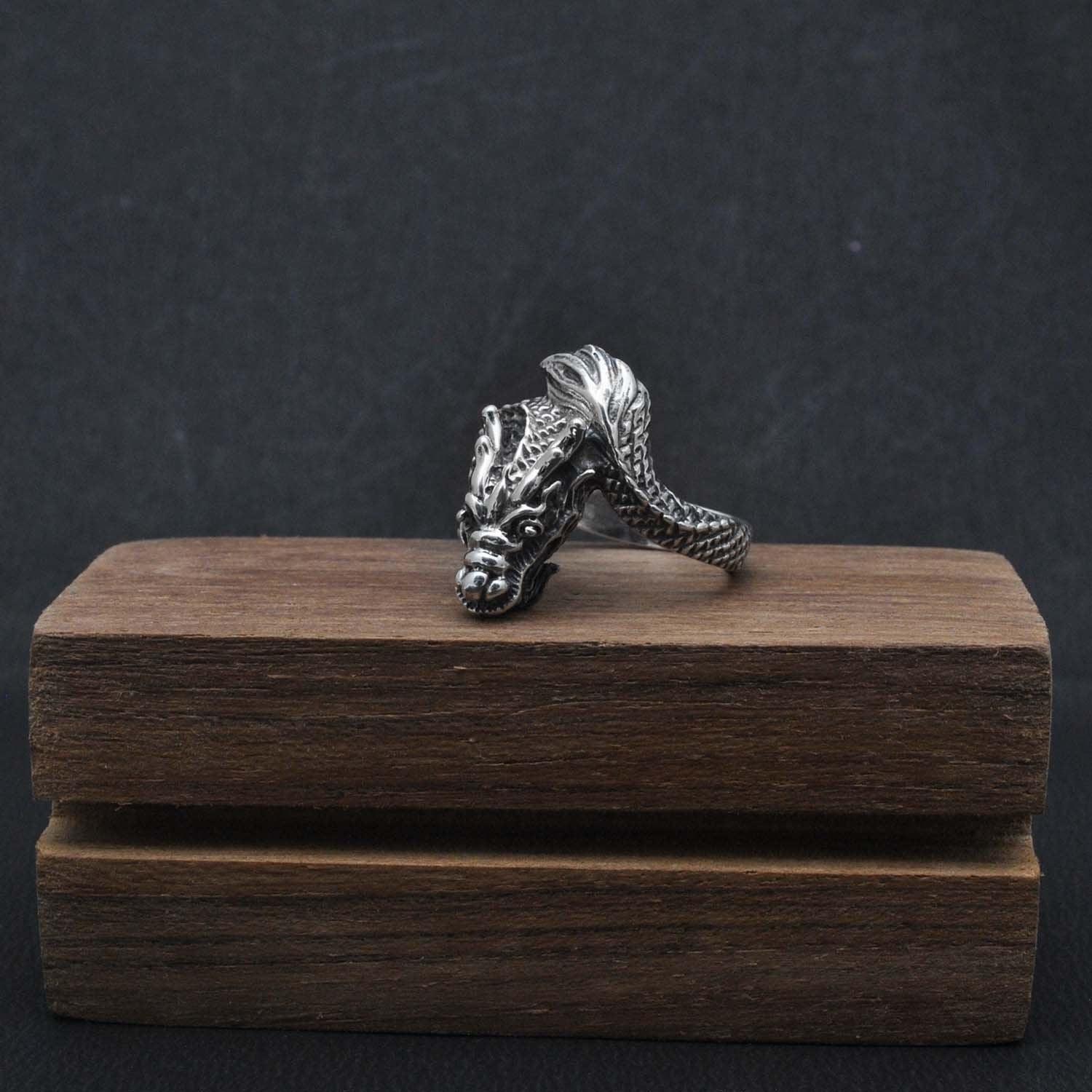 Sterling Silver Dragon Ring Size 9 Dragon Lovers! Kanish