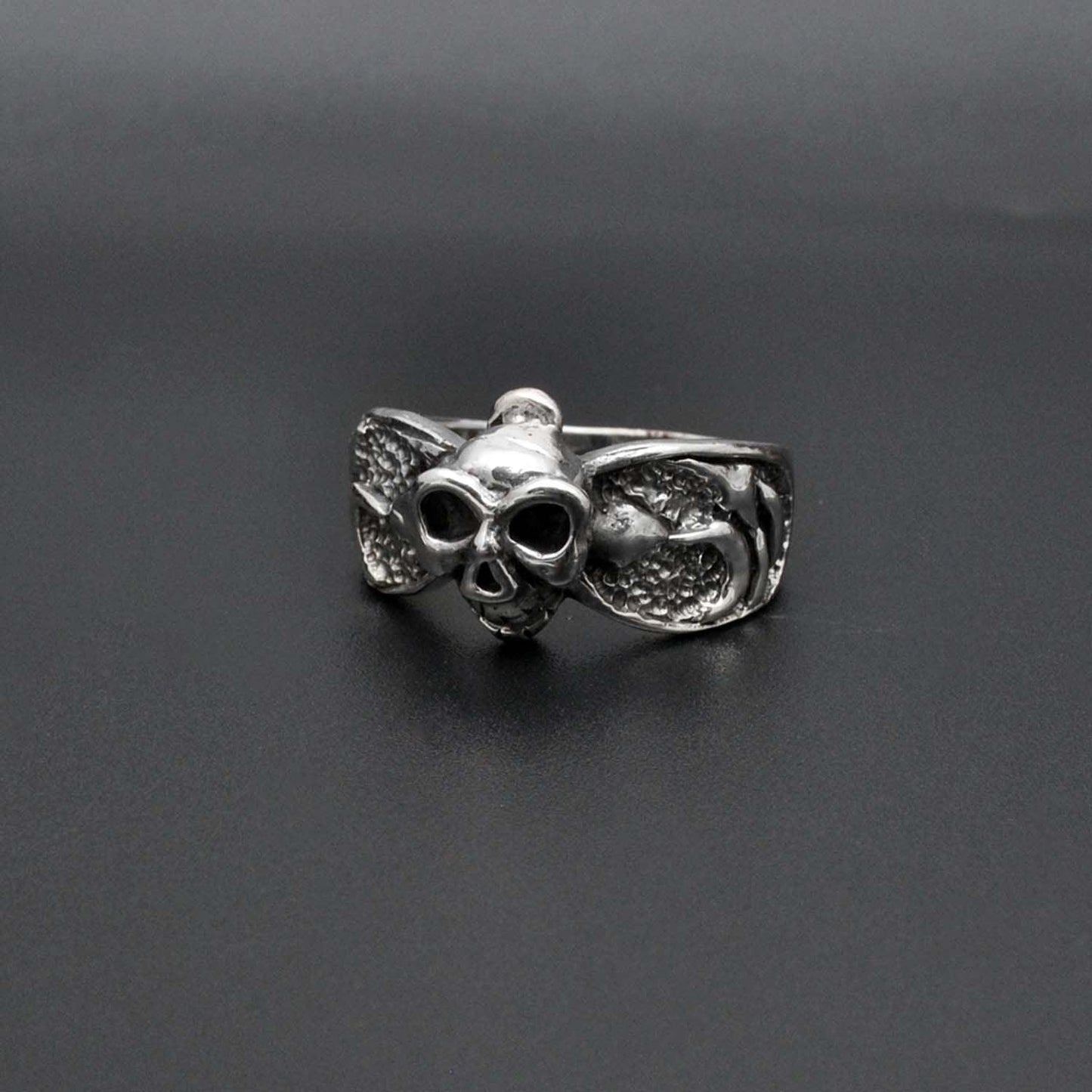 Halloween Sterling Silver Skull Ring Size 11 Kanish
