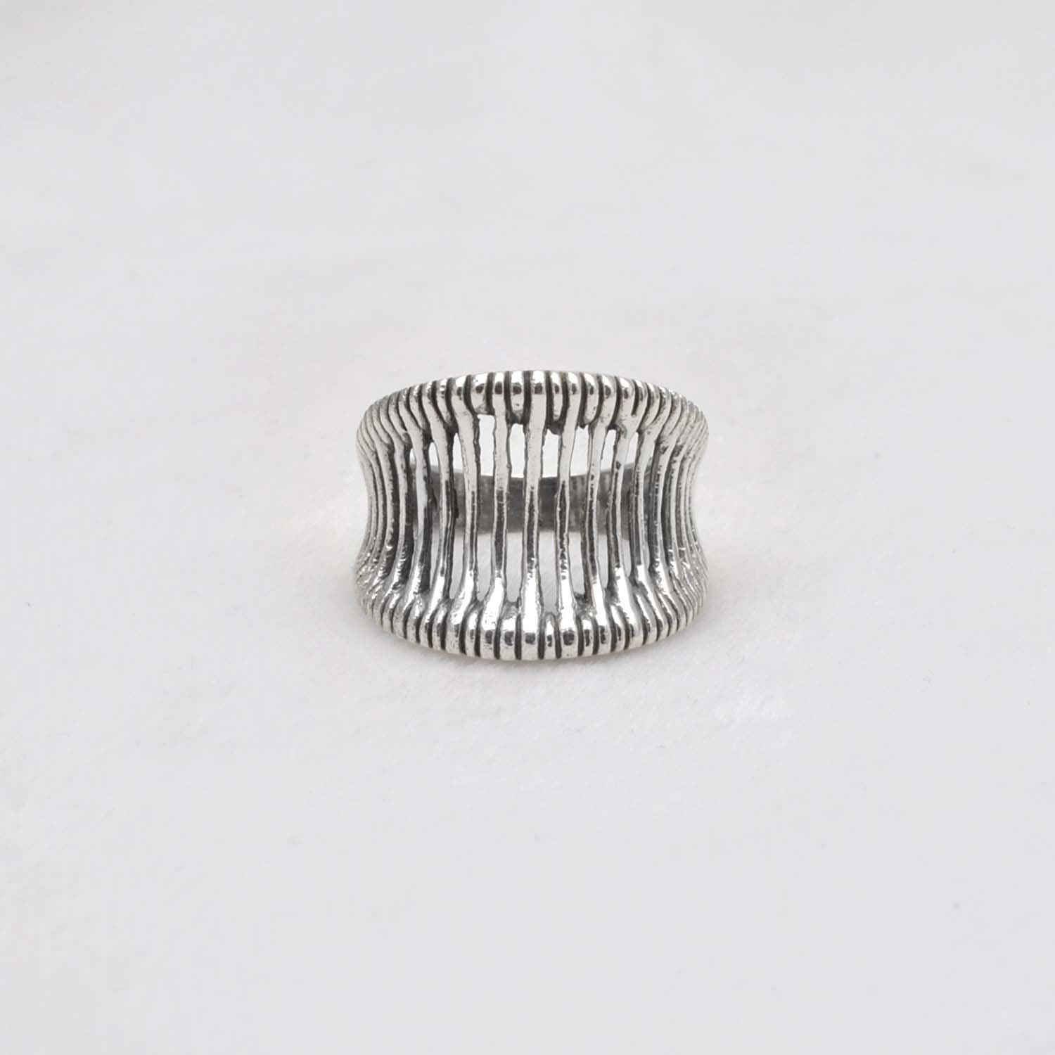 Vintage Silver Band Ring Size 10 Kanish