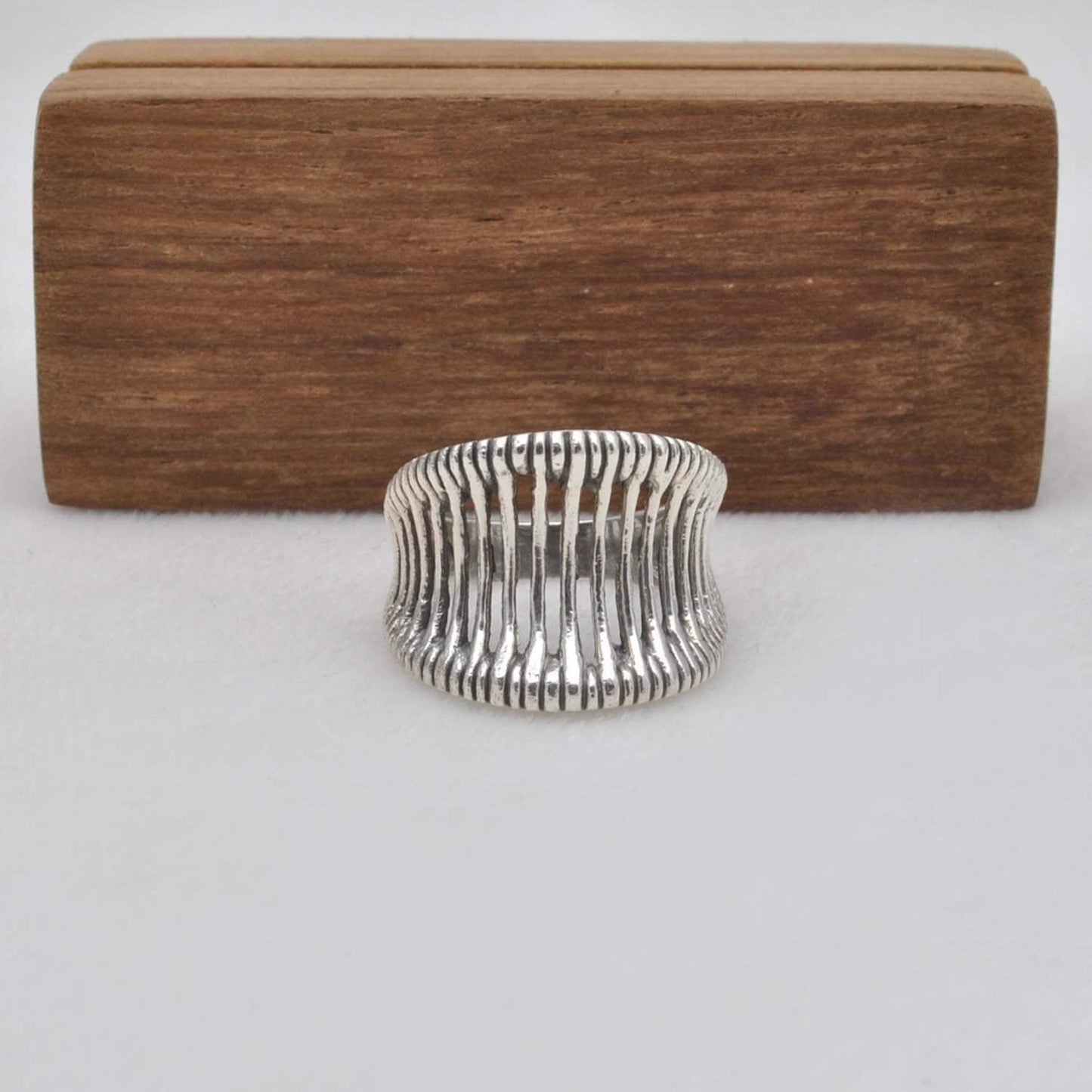 Vintage Silver Band Ring Size 10 Kanish