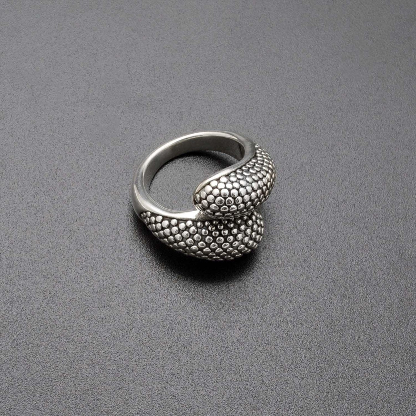 Sterling Silver Bypass Ring Size 8 Kanish
