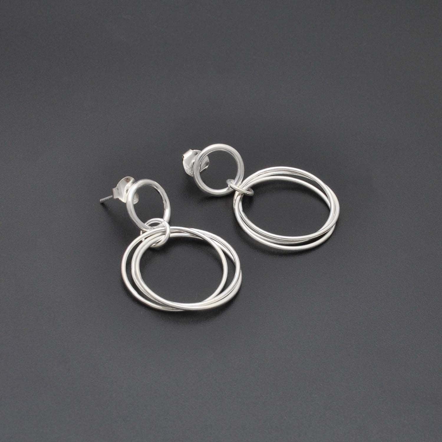 925 Silver Contemporary Stud Earring Kanish