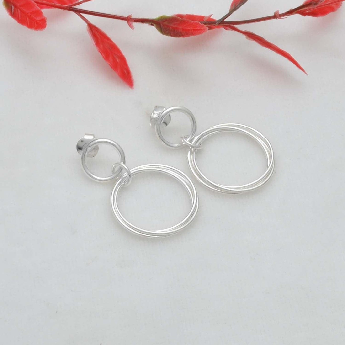925 Silver Contemporary Stud Earring Kanish