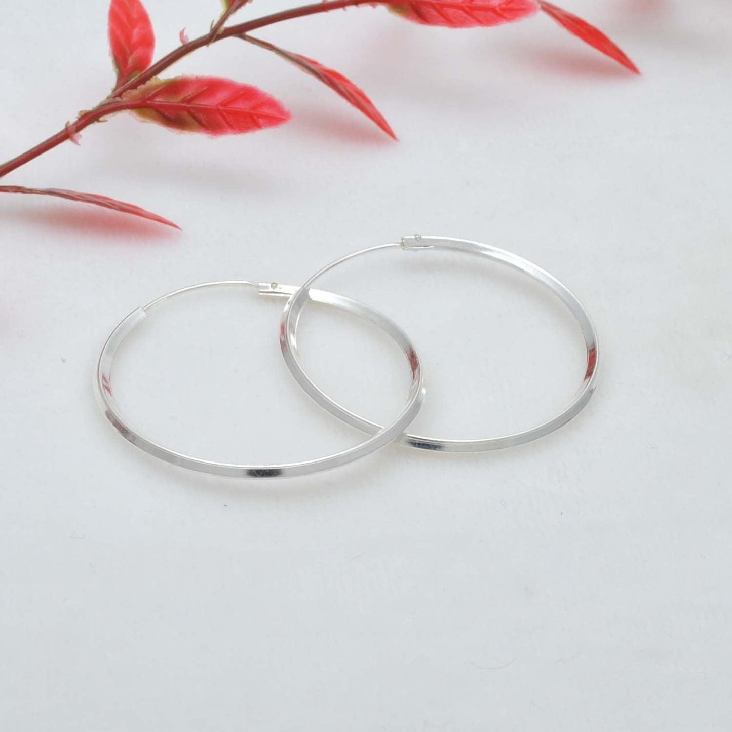 925 Silver Hoop Earrings Women Huggie Earrings Kanish