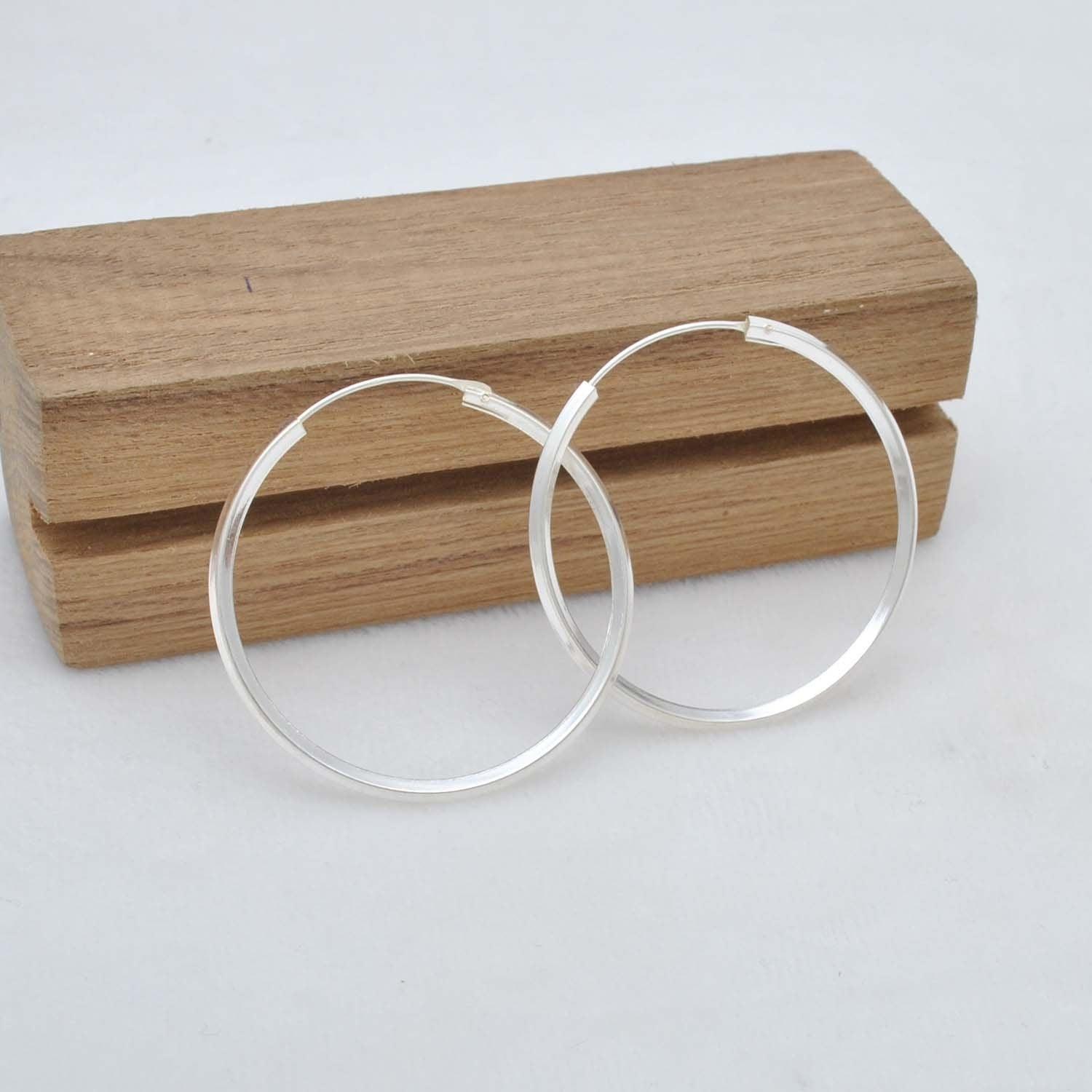 925 Silver Hoop Earrings Women Huggie Earrings Kanish