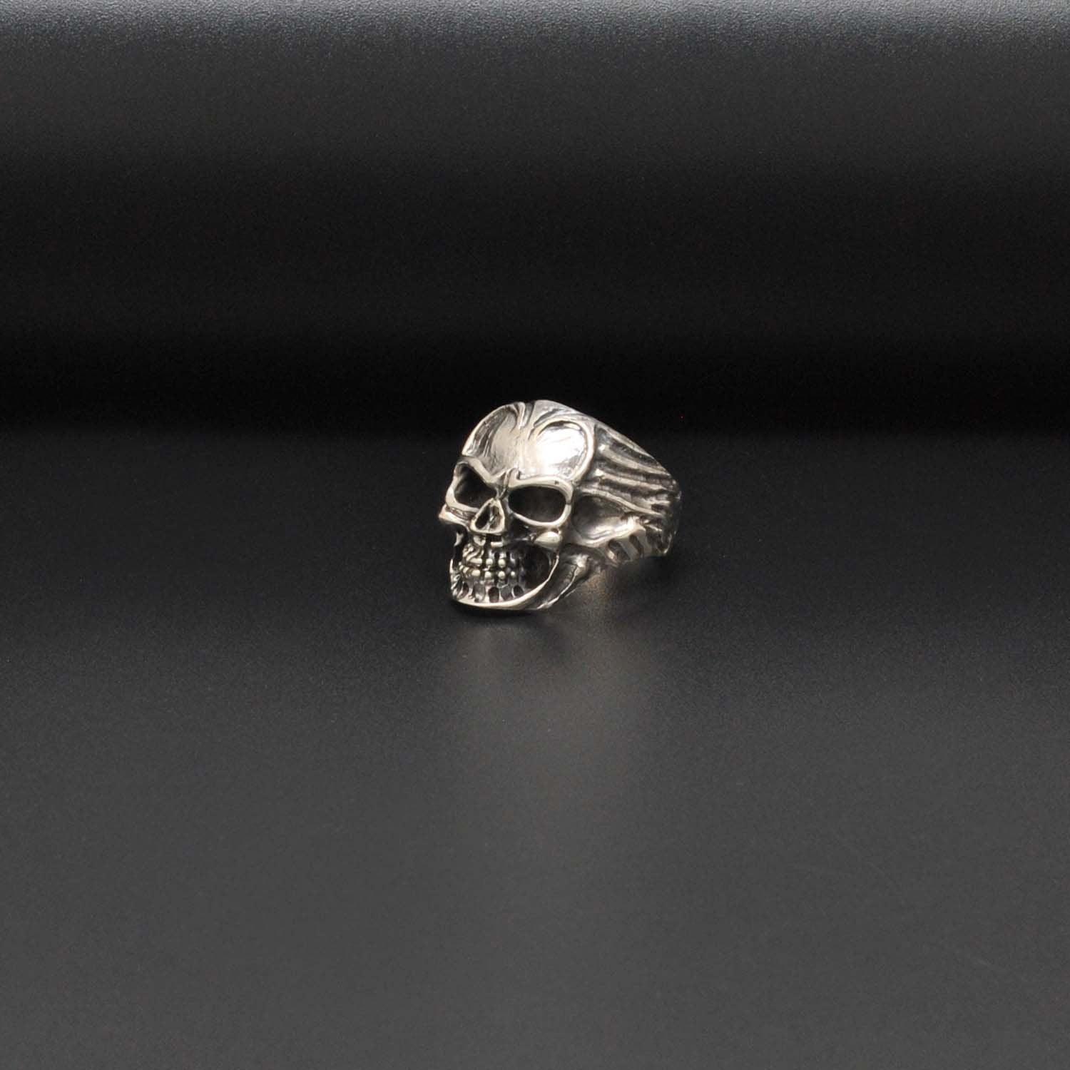 Silver Skull Ring Size 9 - Kanish