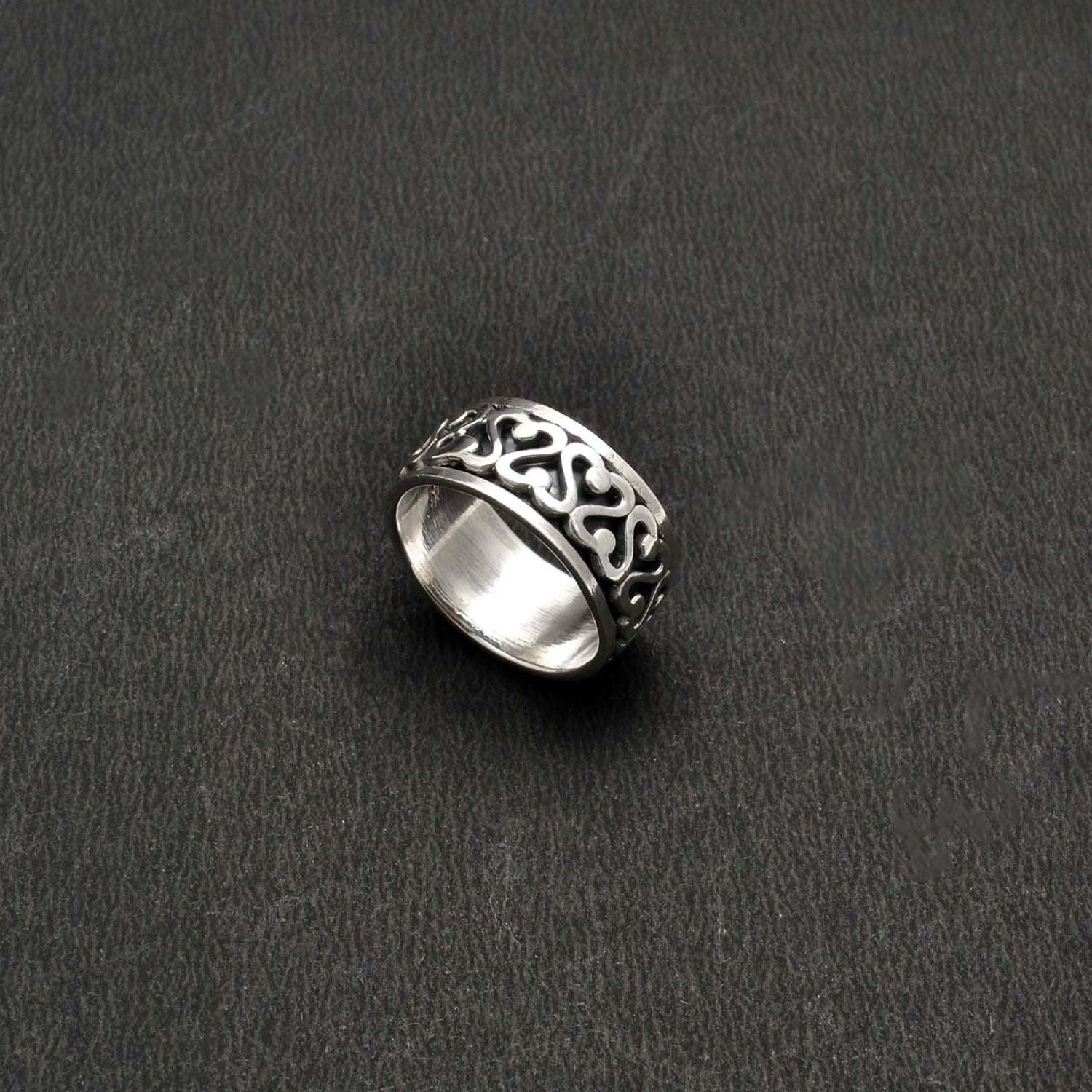Fidget Tribal Band Spinner Ring Size 11 Kanish