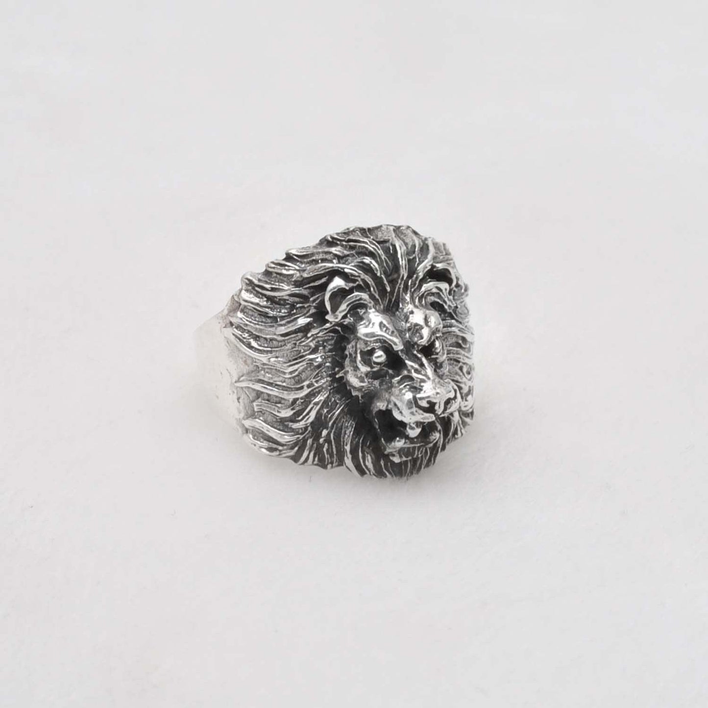 Roaring Lion Silver Ring Size 10 Kanish