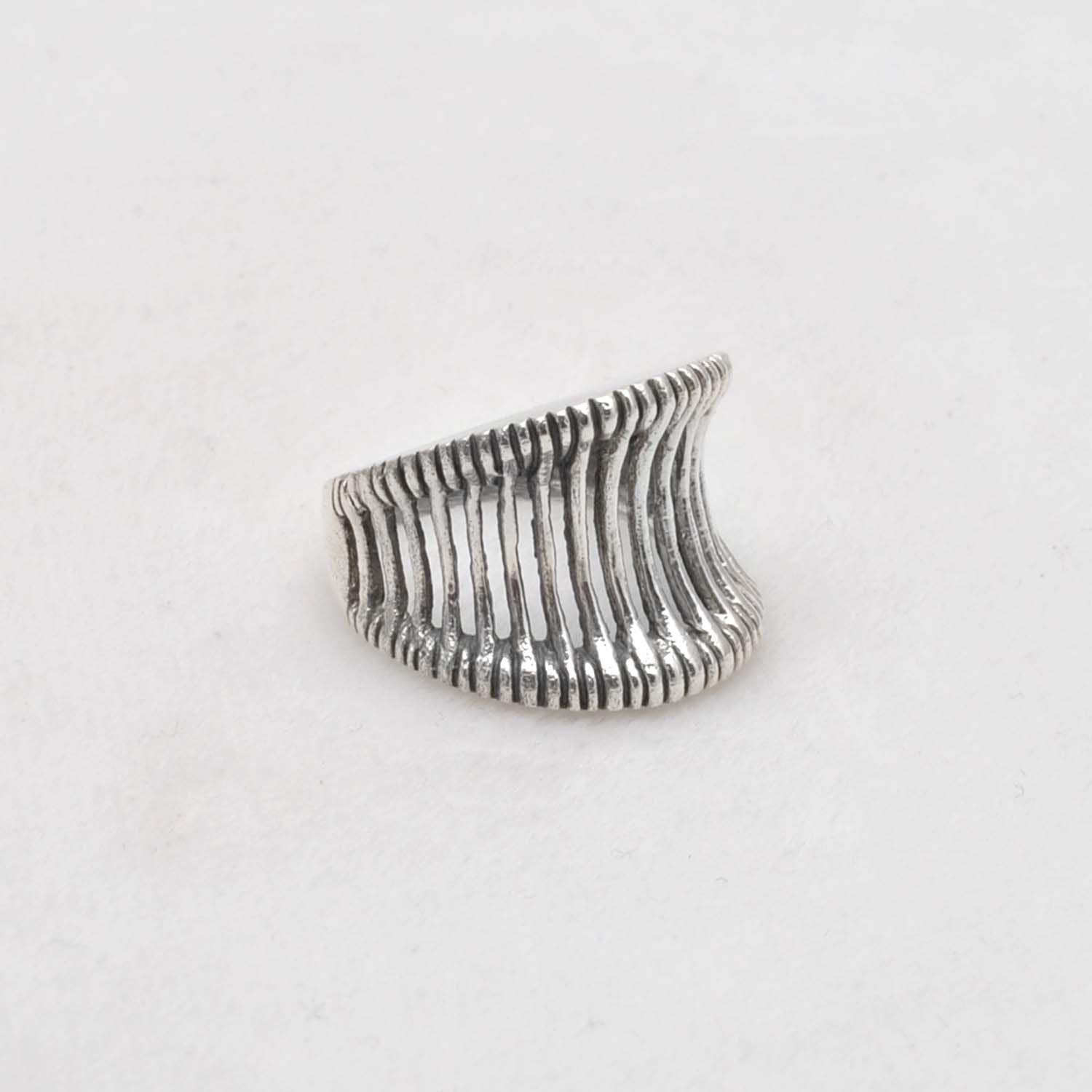 Vintage Silver Band Ring Size 10 Kanish