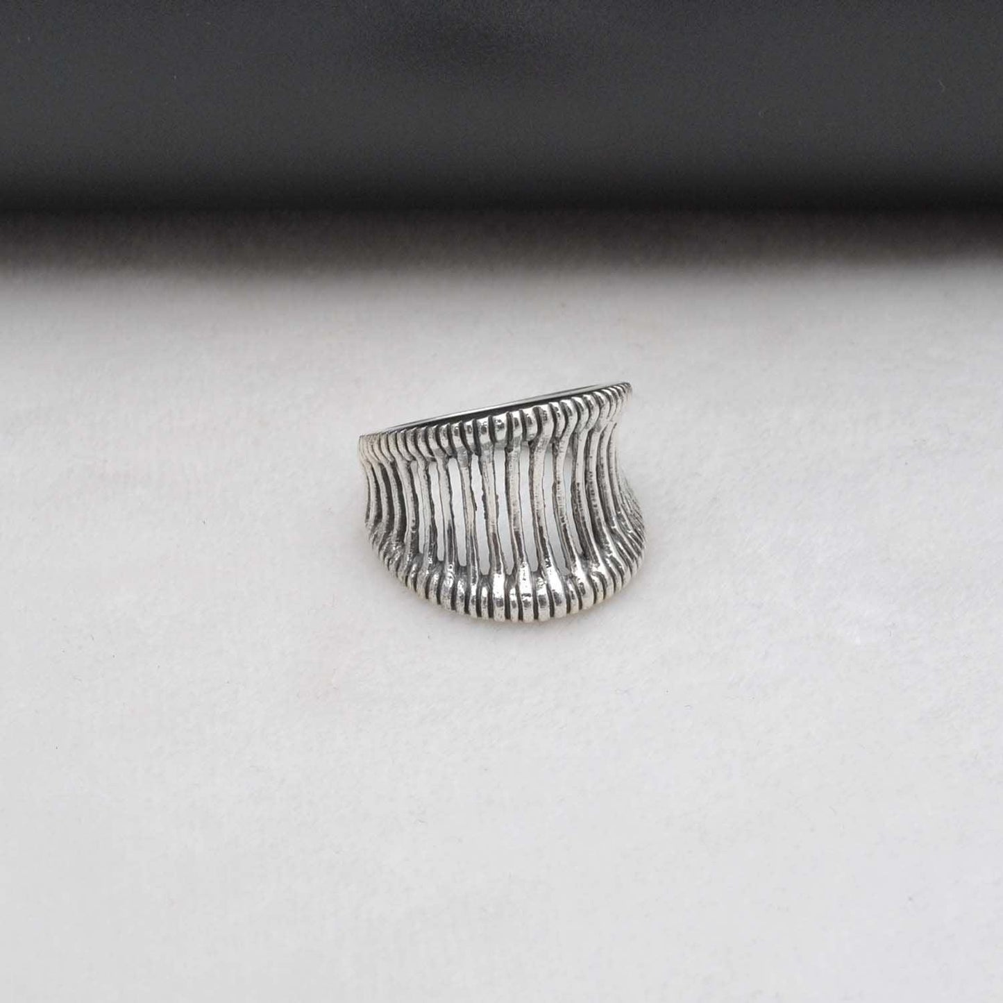 Vintage Silver Band Ring Size 10 Kanish