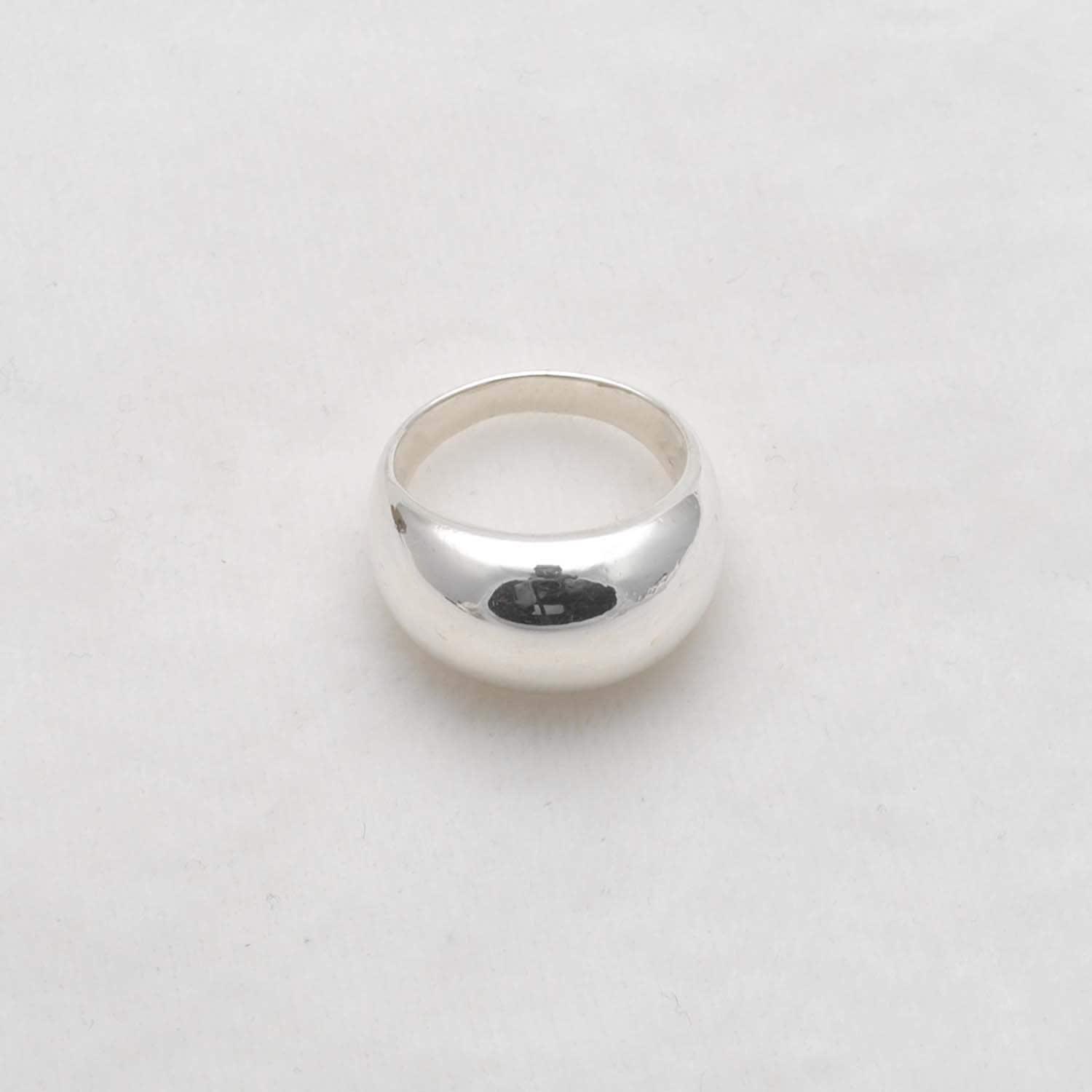 Dome Sterling Silver Ring Size 9 Kanish