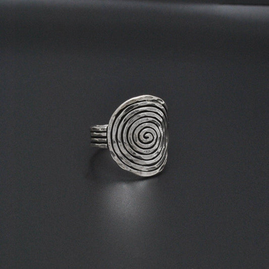 Chunky Sterling Silver Ring Size 10 - Kanish