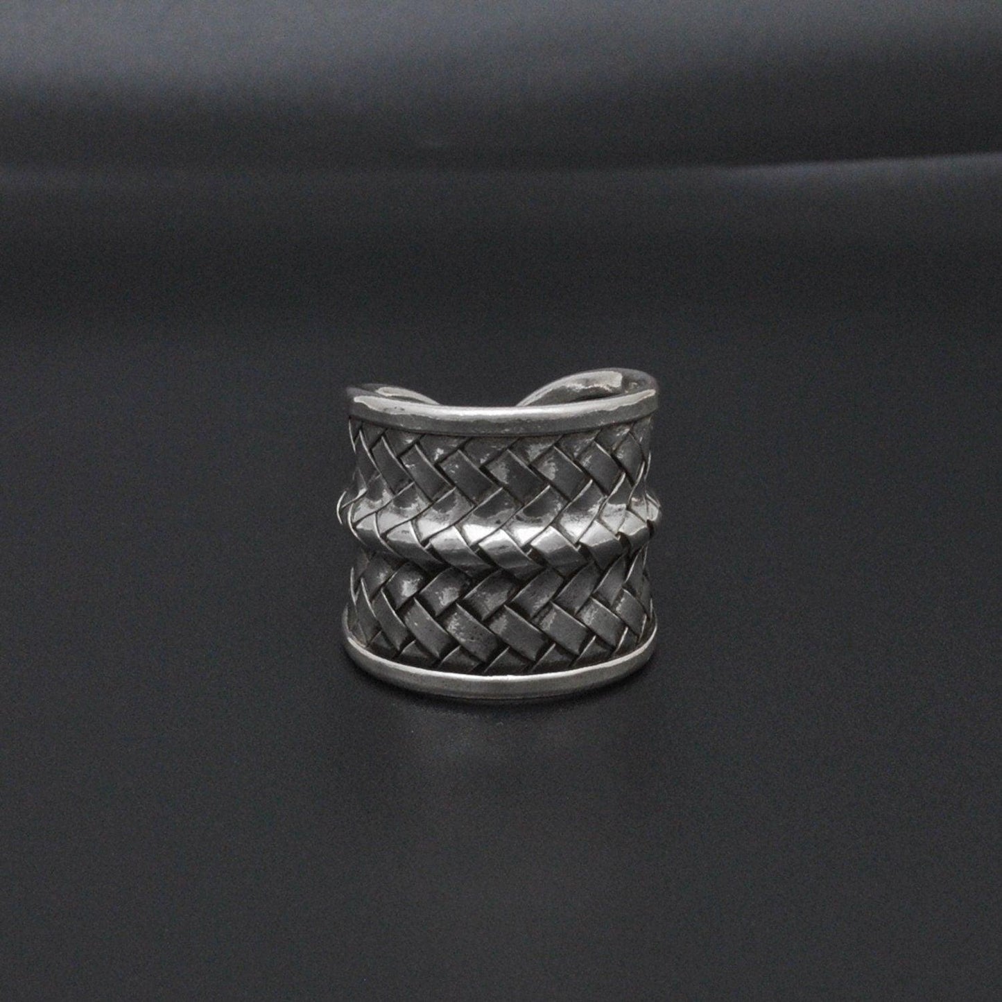 Sterling Silver Braided Ring Size 10 Weave Jewelry Kanish