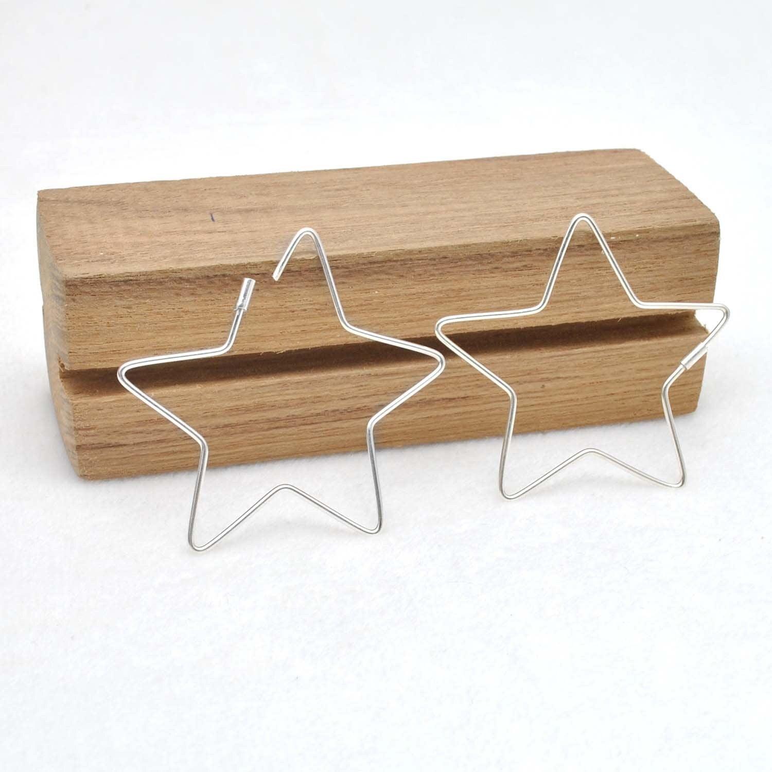 Star Minimalist Sliver Dainty Ear Clips Earrings Kanish