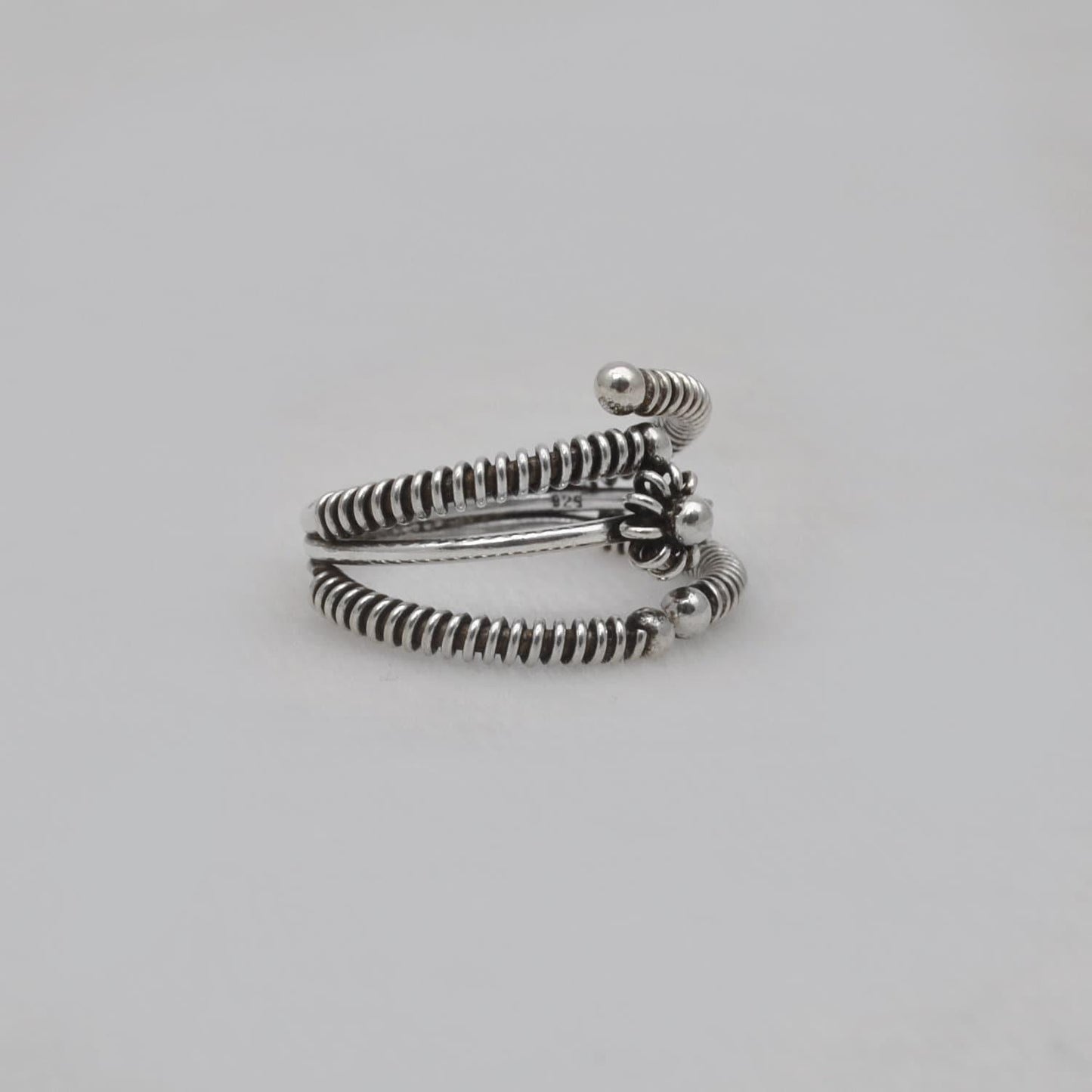 Boho Hippie Silver Ring Size 9 Christmas Gift Kanish