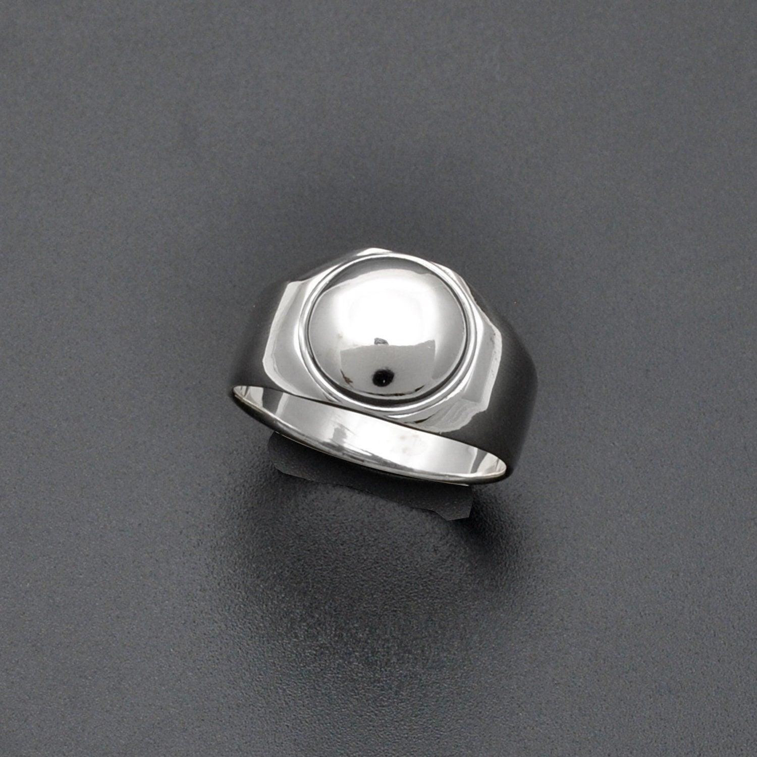 925 Silver Men's Band Ring Size 11 Christmas Gift - Kanish