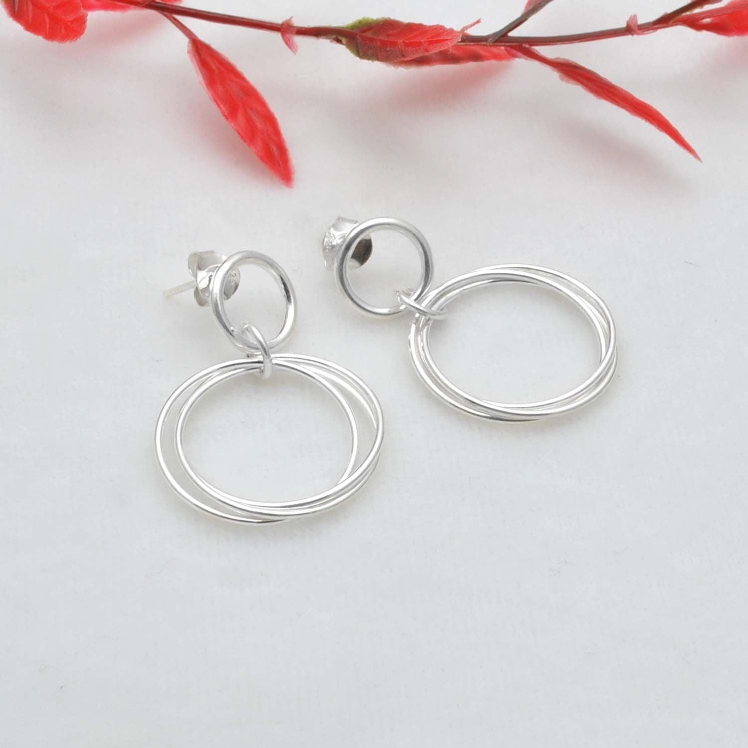 925 Silver Contemporary Stud Earring Kanish