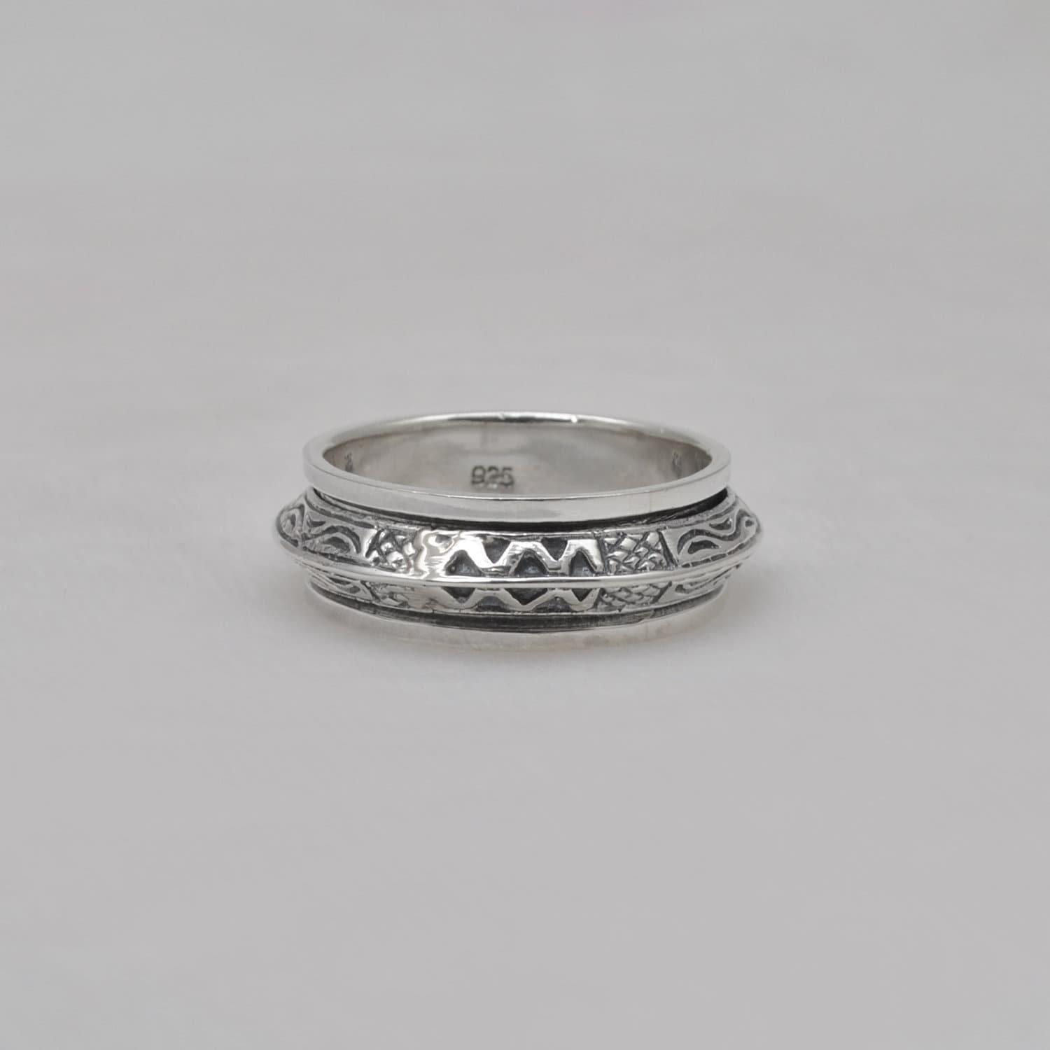 Vintage Navajo Sterling Silver Band Ring Size 11 - Kanish