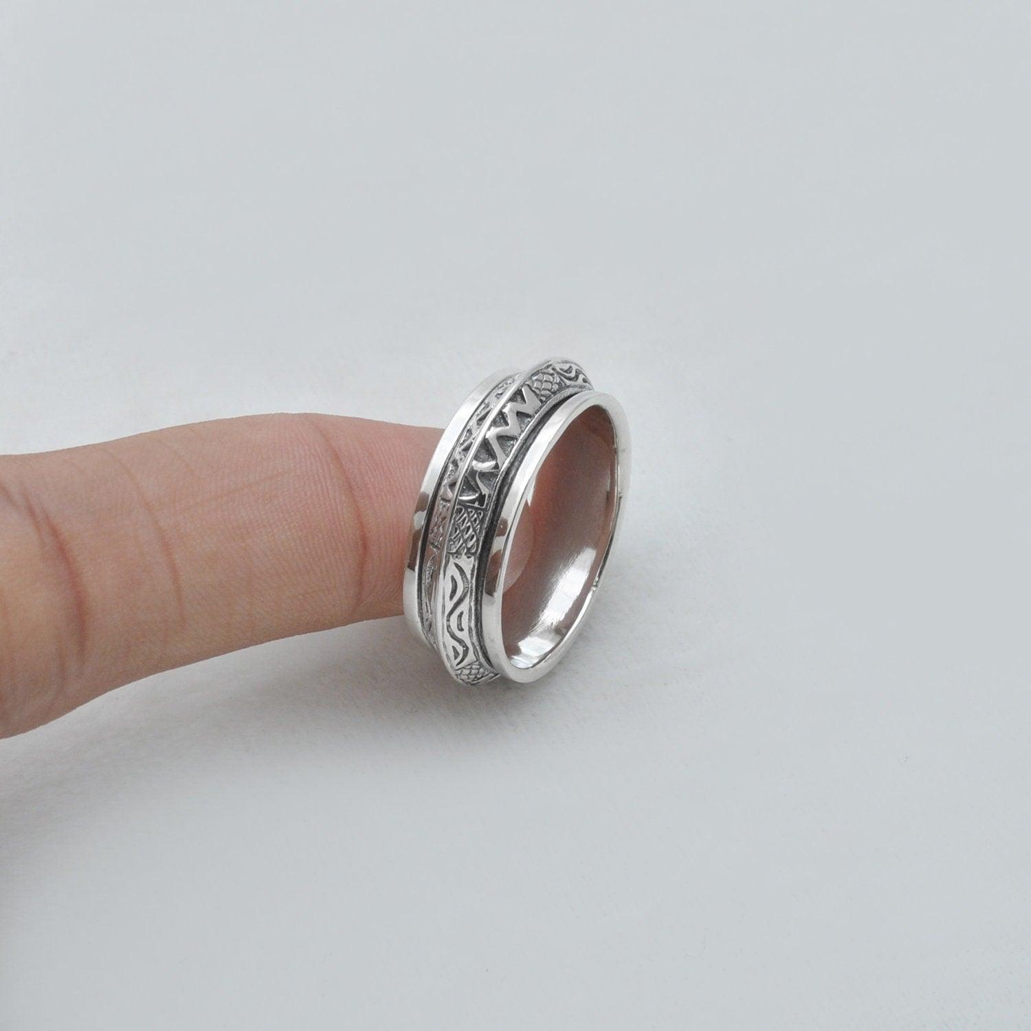 Vintage Navajo Sterling Silver Band Ring Size 11 Kanish