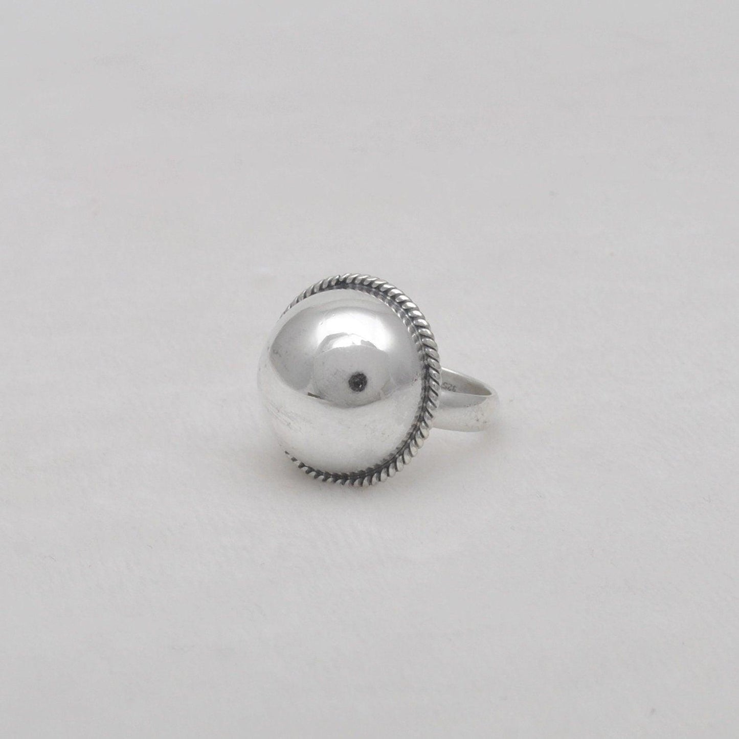 925 Silver Chunky Dome Ring Size 6 Kanish