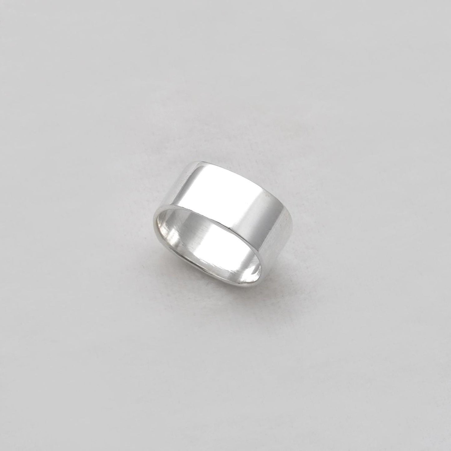Square Solid Sterling Silver Band Ring Size 7 Kanish