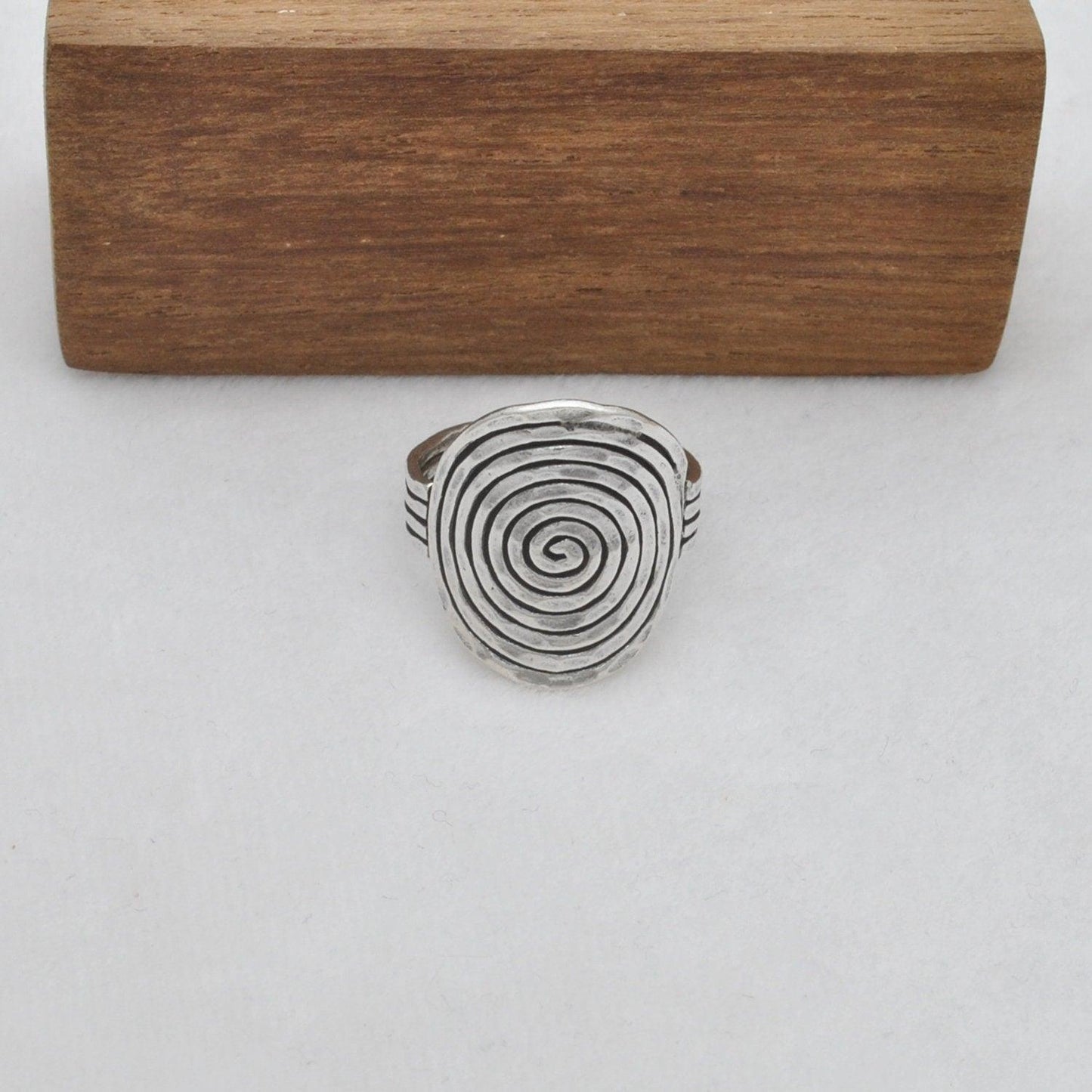 Chunky Sterling Silver Ring Size 10 Kanish
