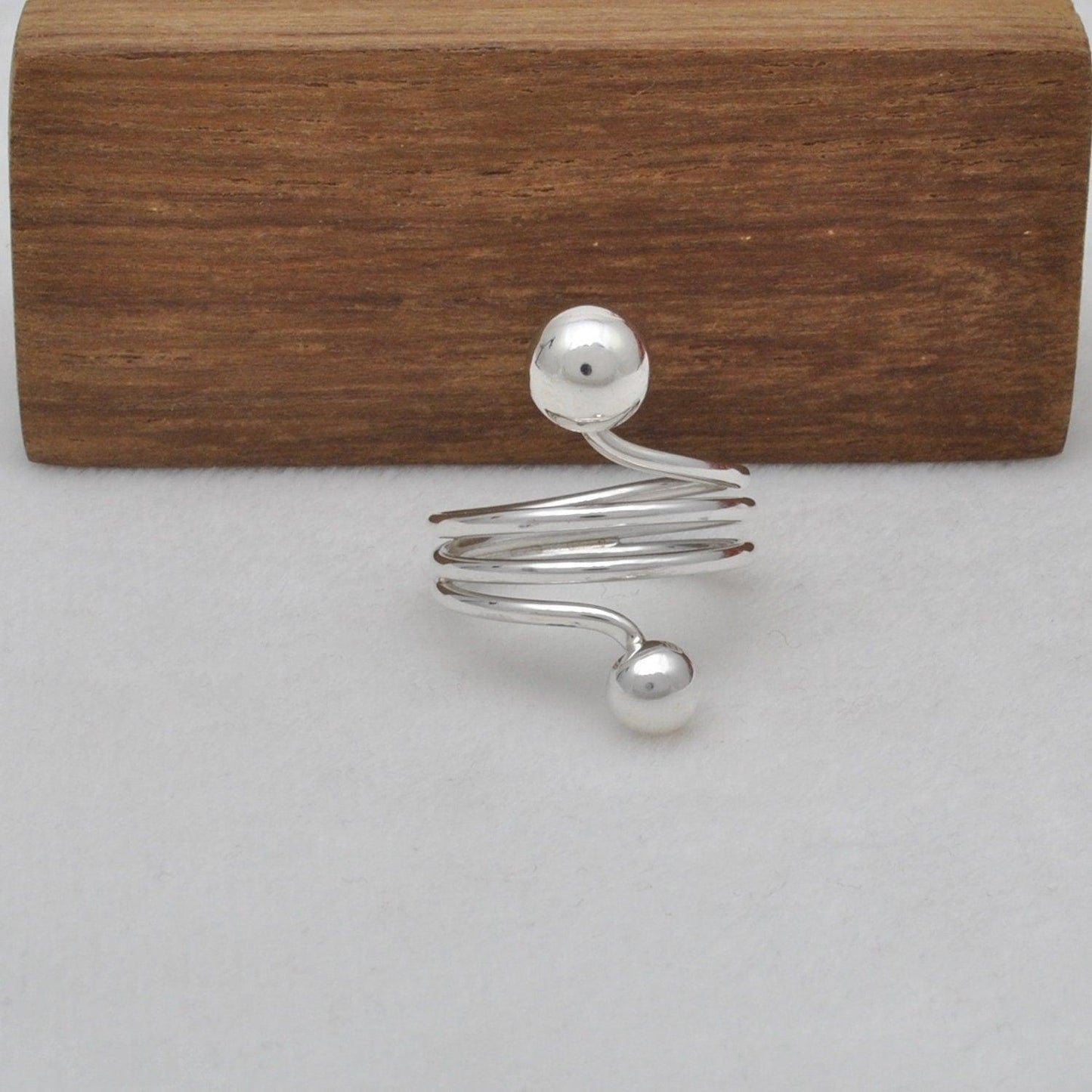 925 Sterling Silver Women Statement Ring Size 8 Kanish