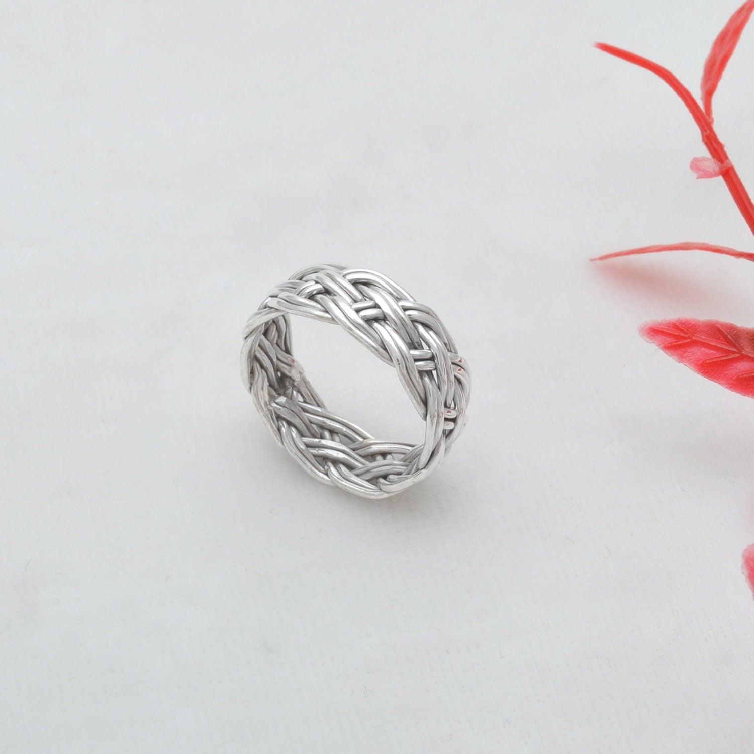 Braided Knot Eternity Band Size 10 Kanish