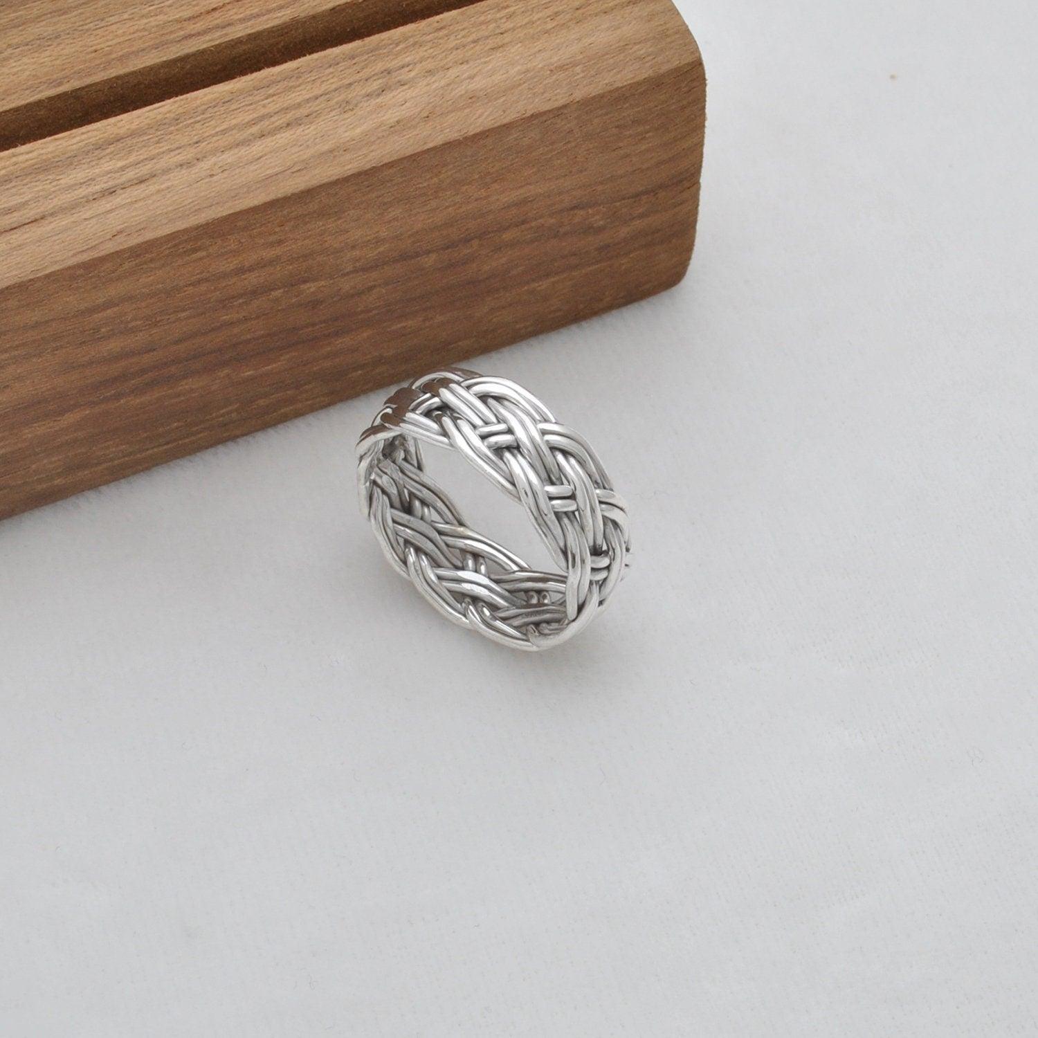 Braided Knot Eternity Band Size 10 Kanish