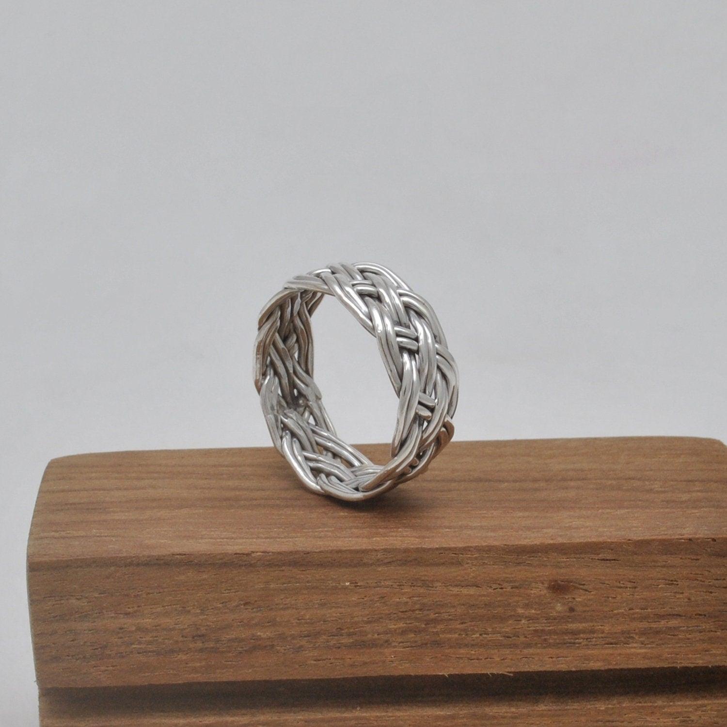 Braided Knot Eternity Band Size 10 Kanish