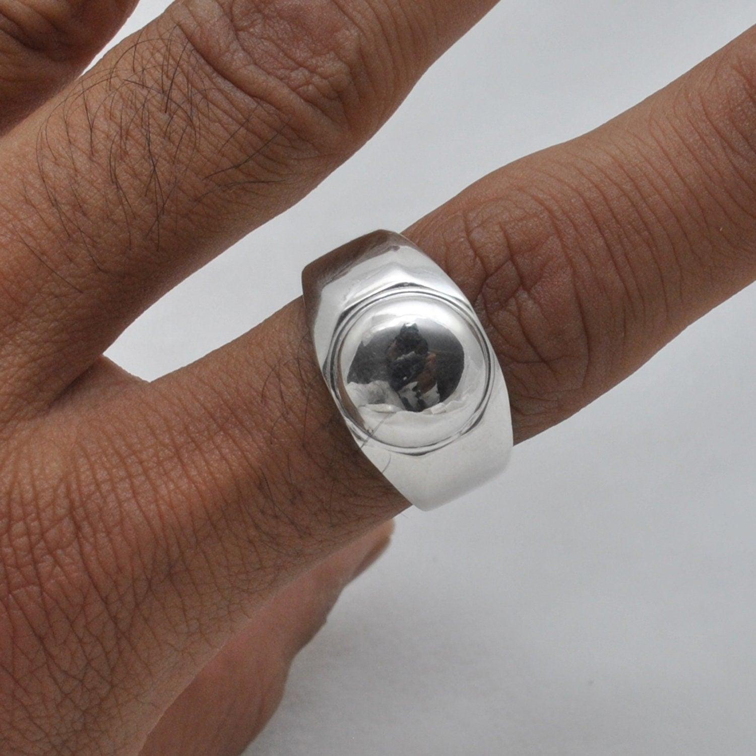 925 Silver Men's Band Ring Size 11 Christmas Gift Kanish